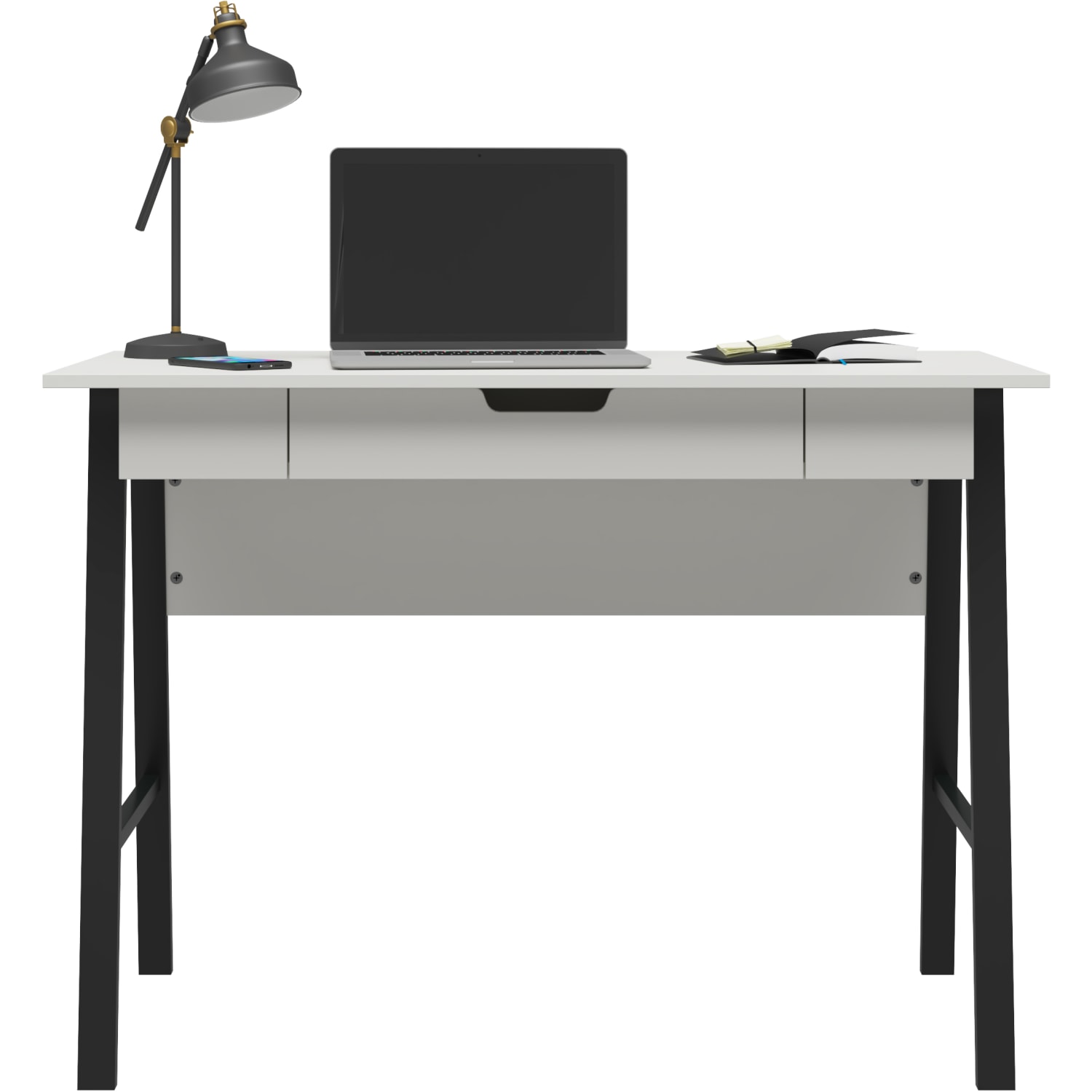 Ameriwood Home Oxford 46inW Computer Desk, White - Image 3