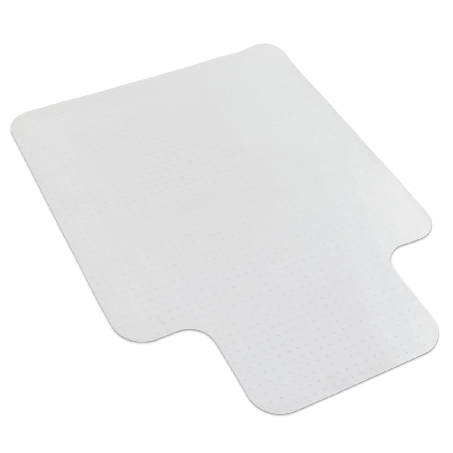 Mount-It! Studded Plastic Office Chair Floor Protector For Hardwood Floors, 35.5inW x 47inH, Clear