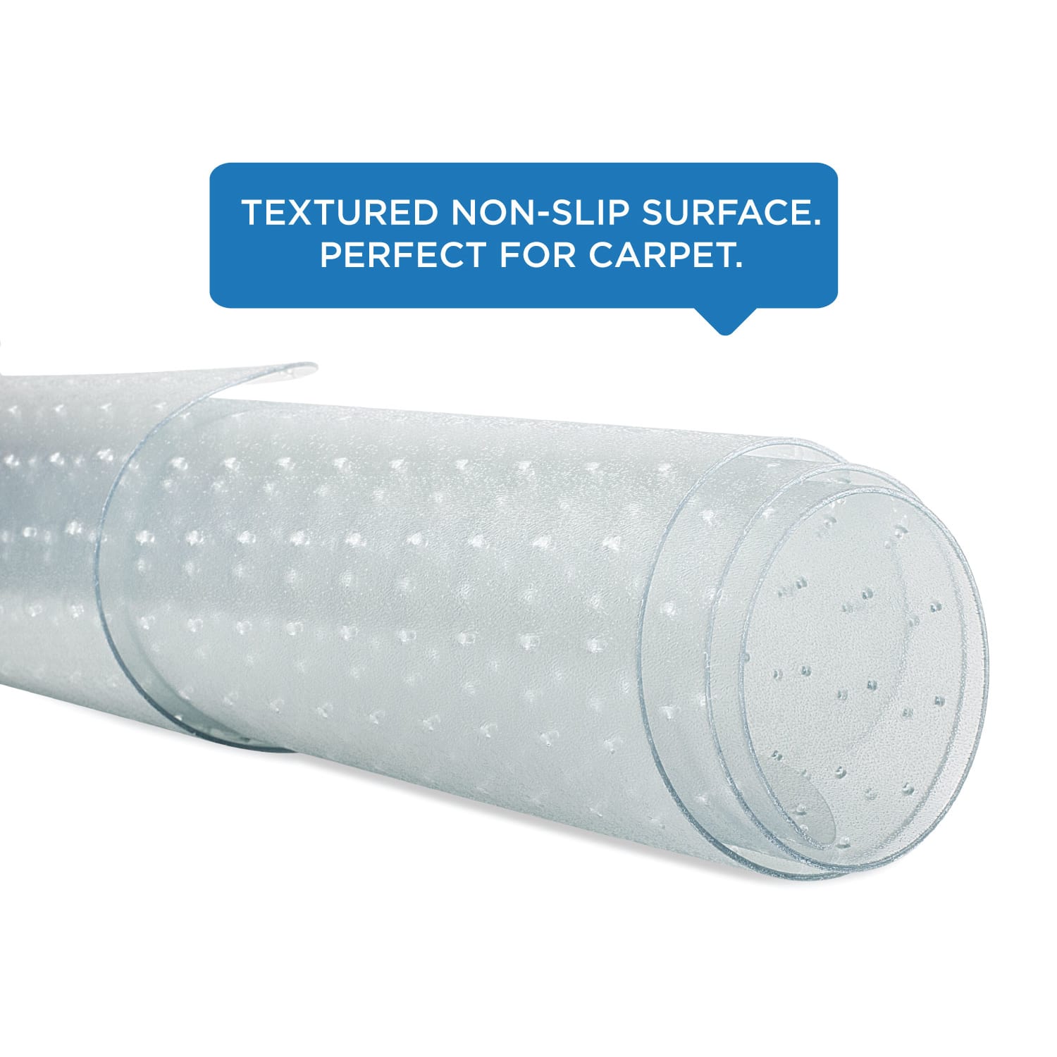 Mount-It! Studded Plastic Office Chair Floor Protector For Hardwood Floors, 35.5inW x 47inH, Clear - Image 5
