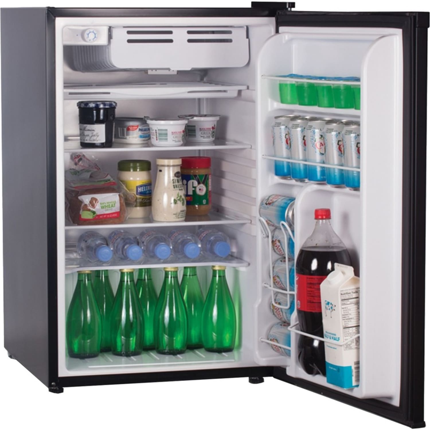 Commercial Cool 4.5 Cu Ft Compact Refrigerator/Freezer, Black - Image 5
