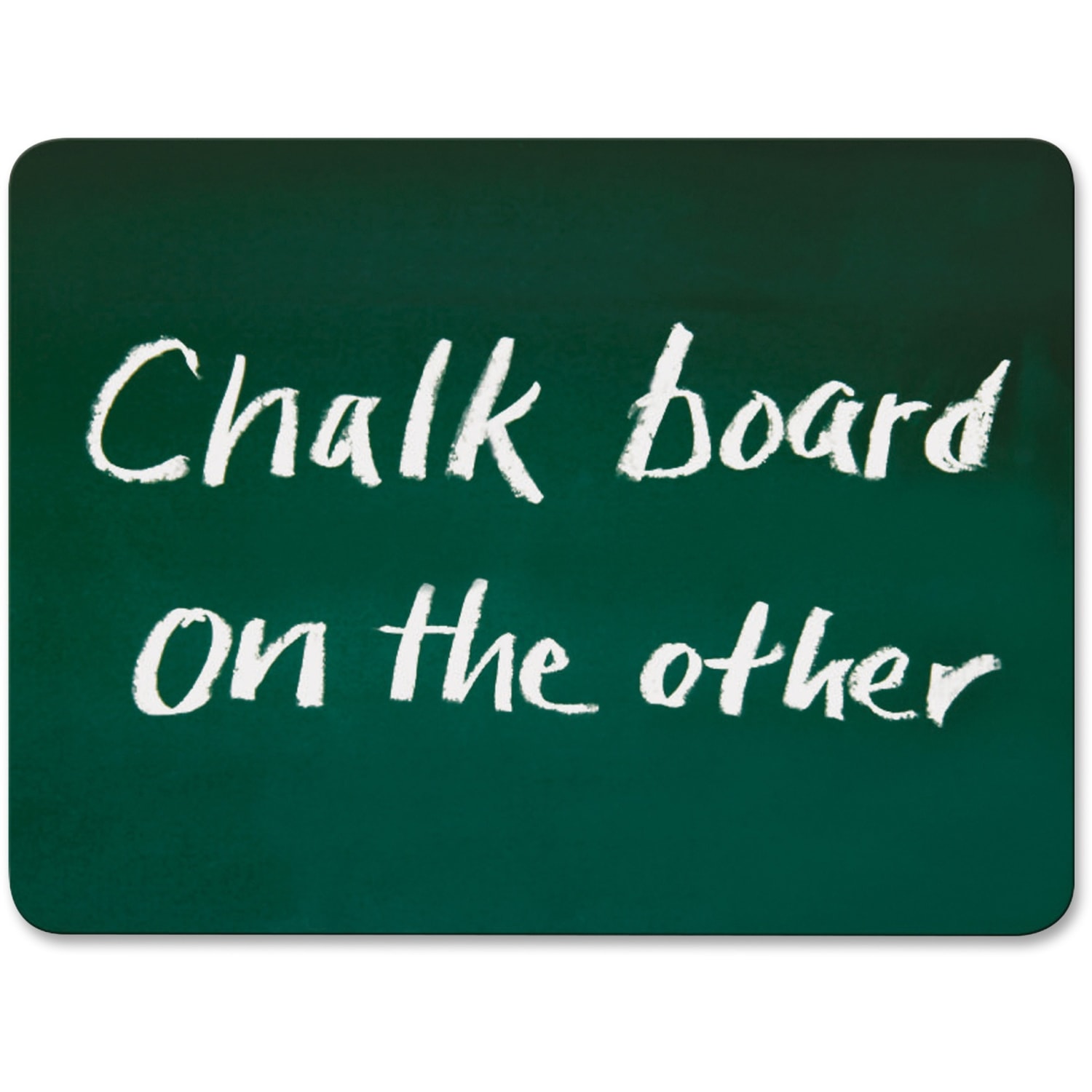 Chenille Kraft Combo Non-Magnetic Melamine Dry-Erase Whiteboard/Chalk Boards, 12in x 9in, Black/White, Pack Of 10 - Image 4