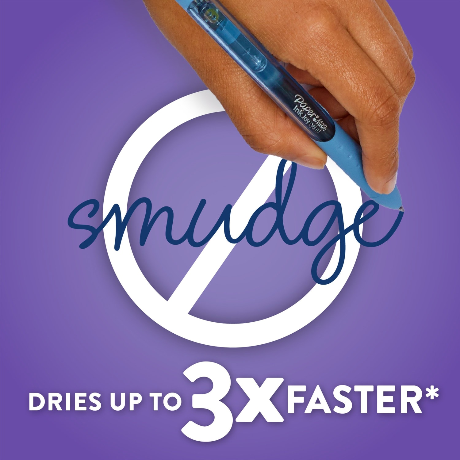 Paper Mate InkJoy Gel Pens, Medium Point, 0.7 mm, Black Barrel, Black Ink, Pack Of 12 - Image 4