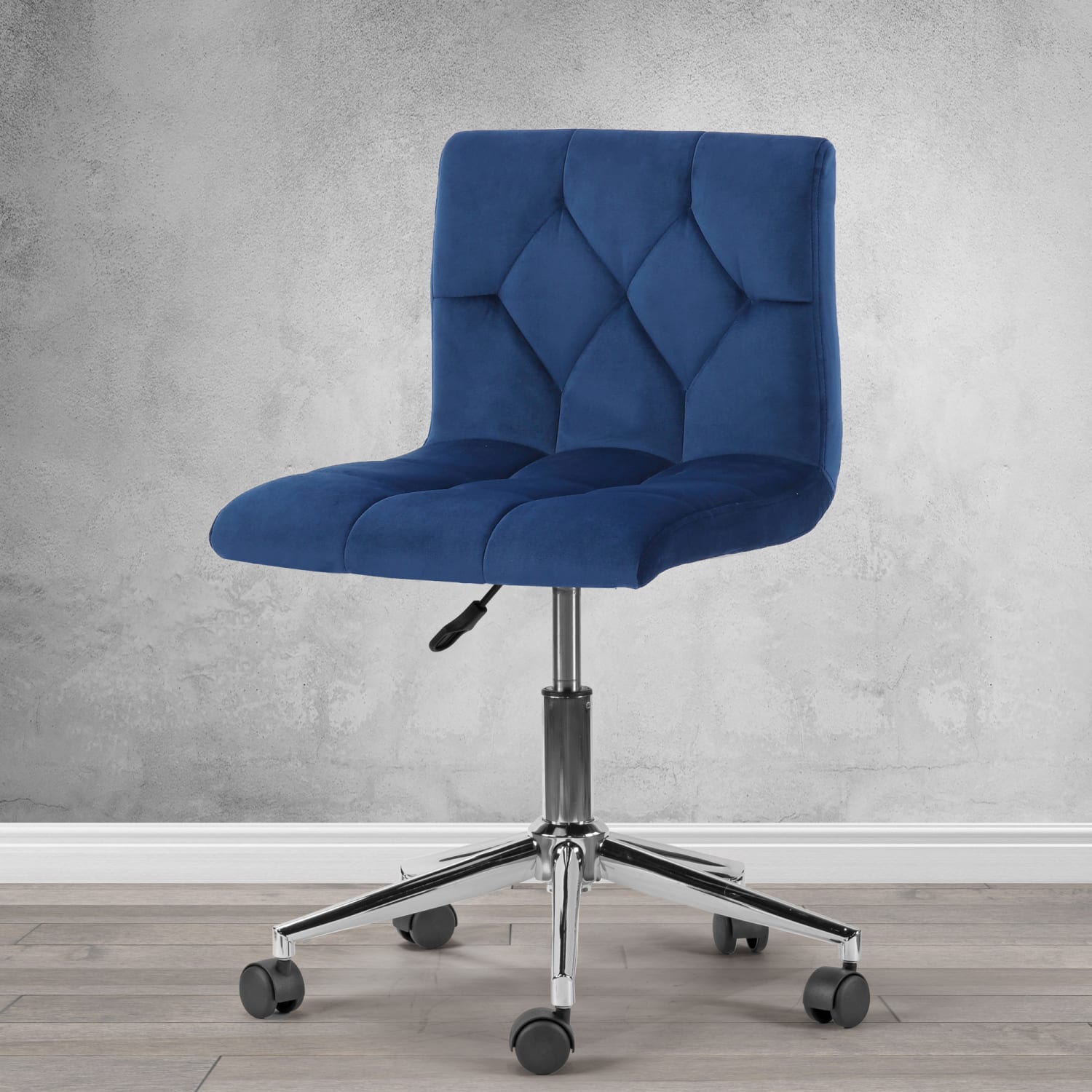 Glamour Home Amali Office Chair Blue PopularChairscom