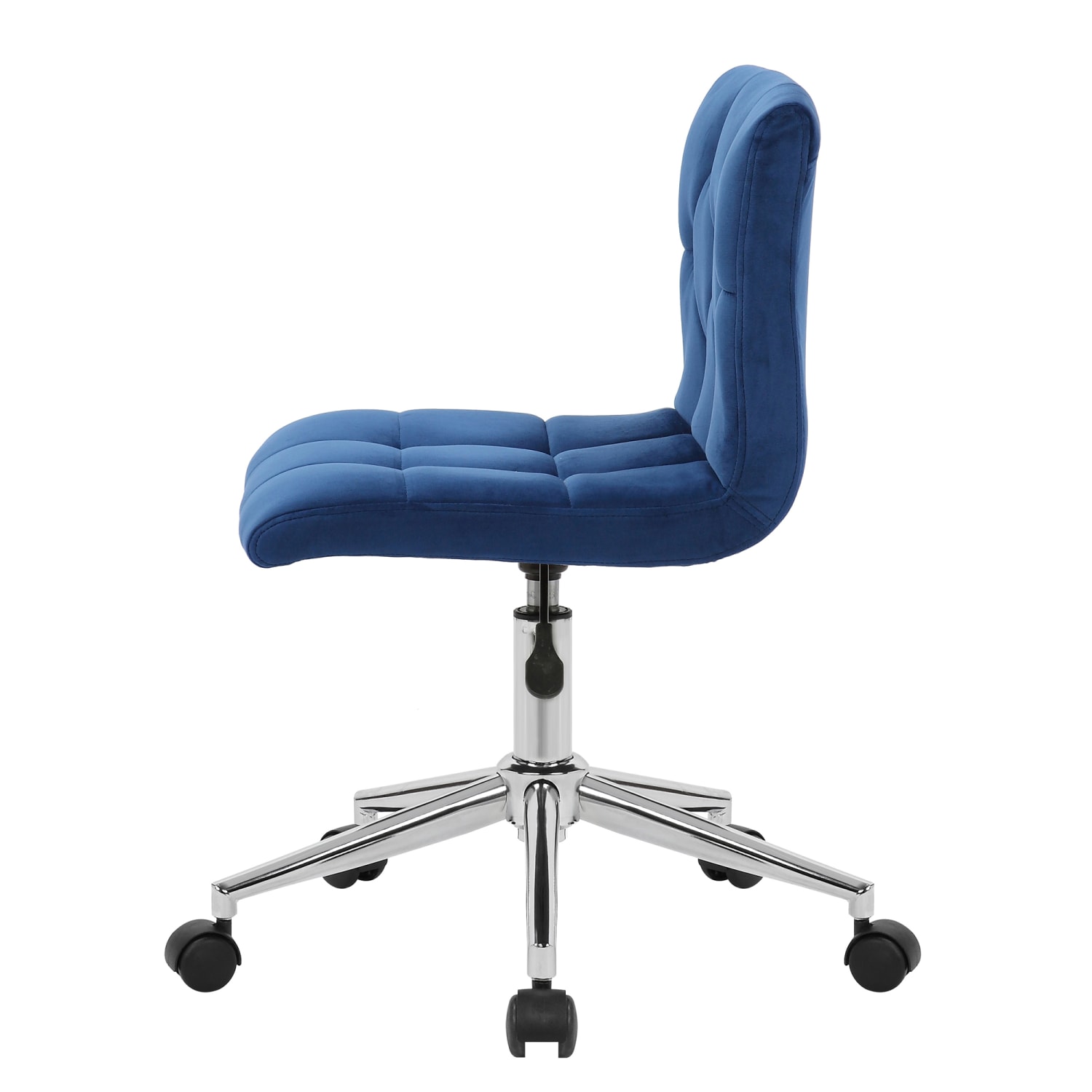 Glamour Home Amali Office Chair, Blue - Image 5