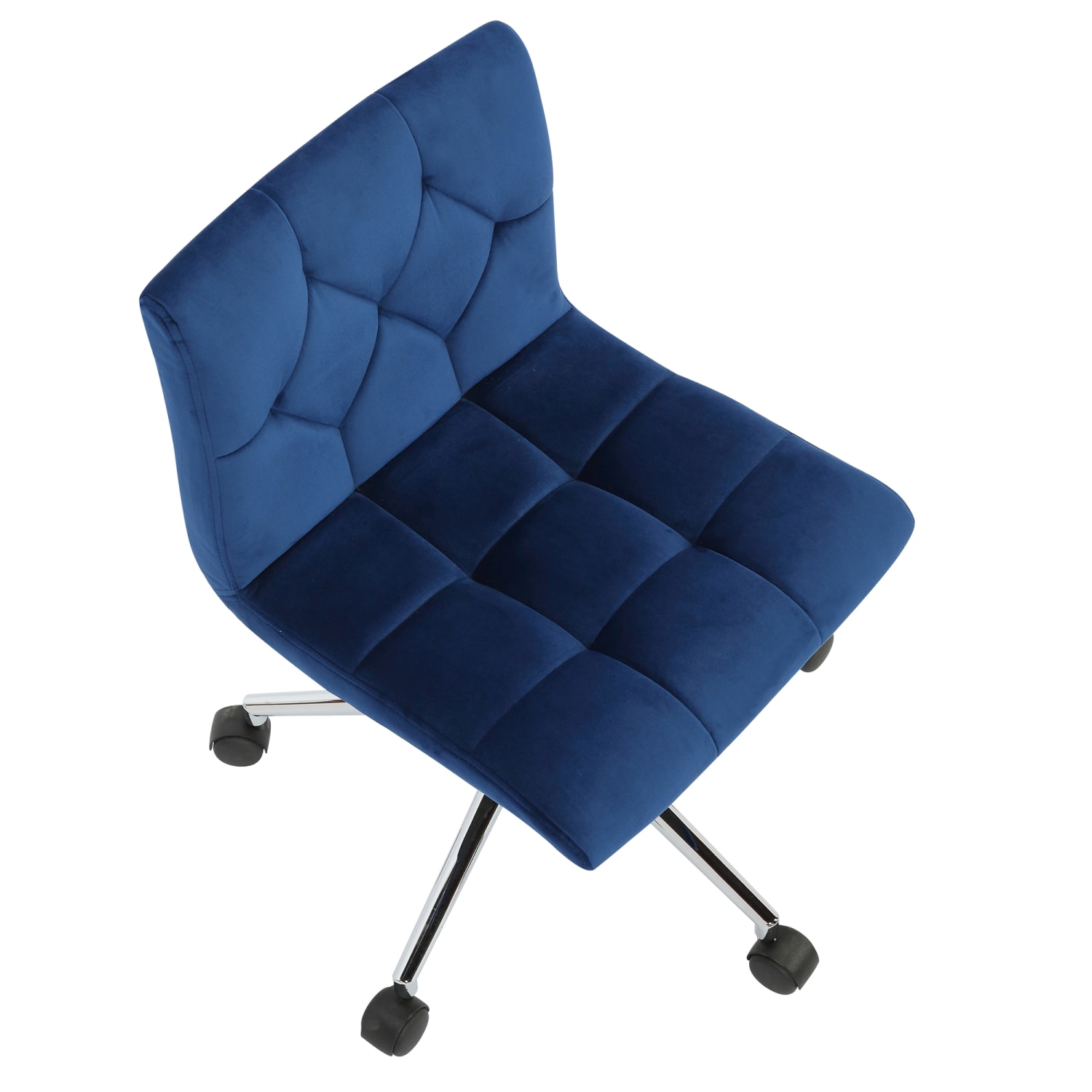 Glamour Home Amali Office Chair Blue PopularChairscom