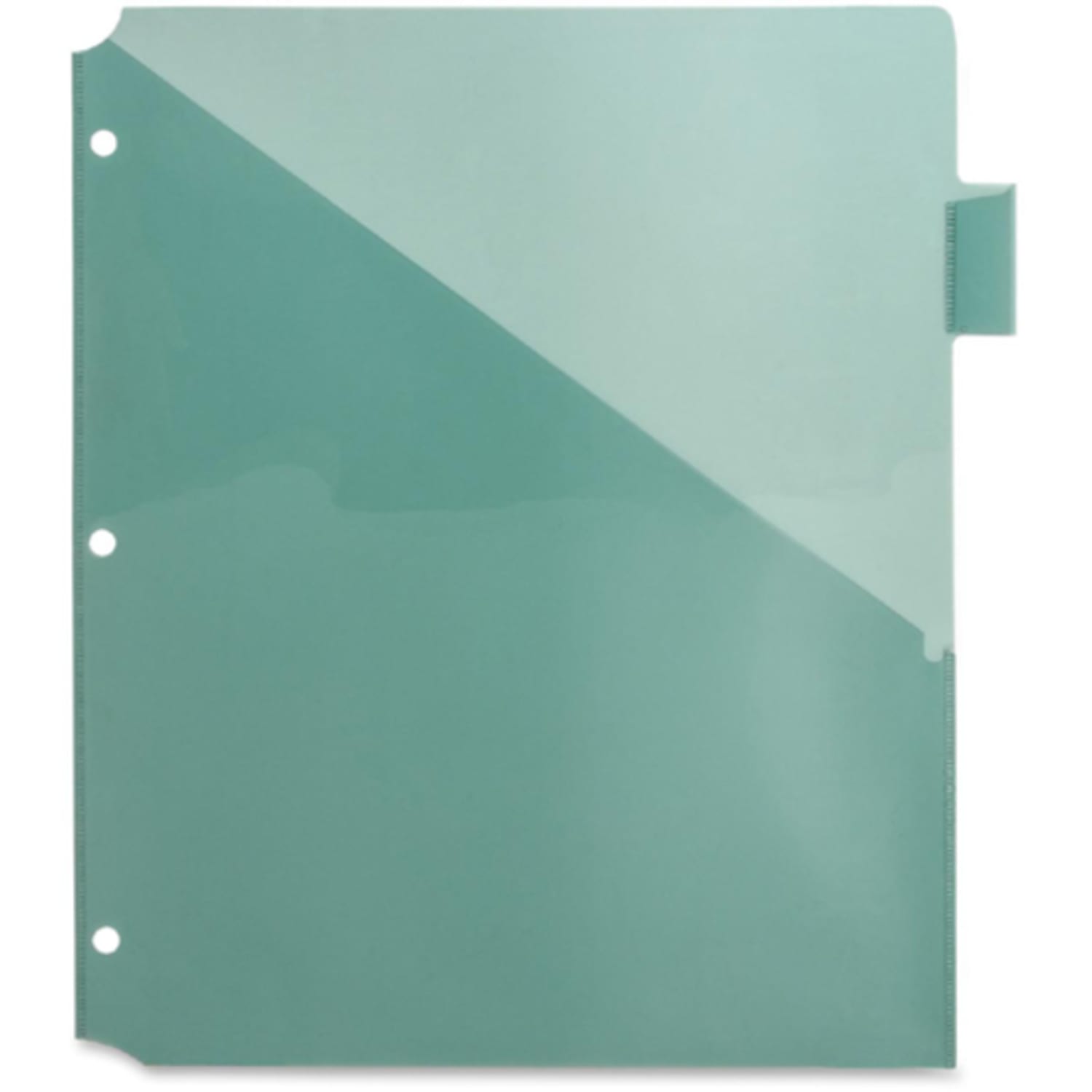 Business Source Pocket Index Dividers - 8 Print-on Tab(s) - 8.5in Divider Width x 11in Divider Length - Letter - Plastic Divider - Multicolor Tab(s) - Insertable - 8 / Set - Image 5