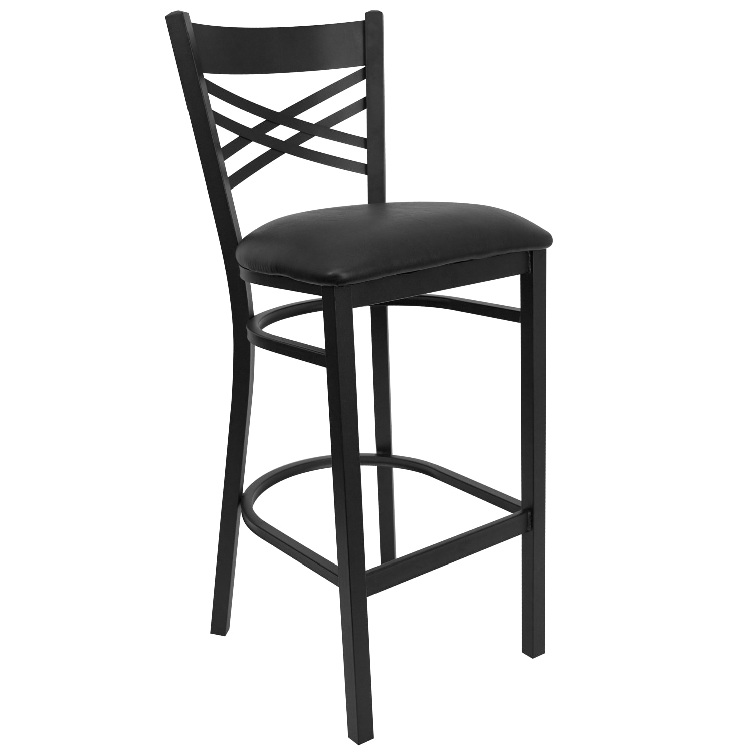 Flash Furniture X Back Metal Restaurant Bar Stool Black PopularChairscom