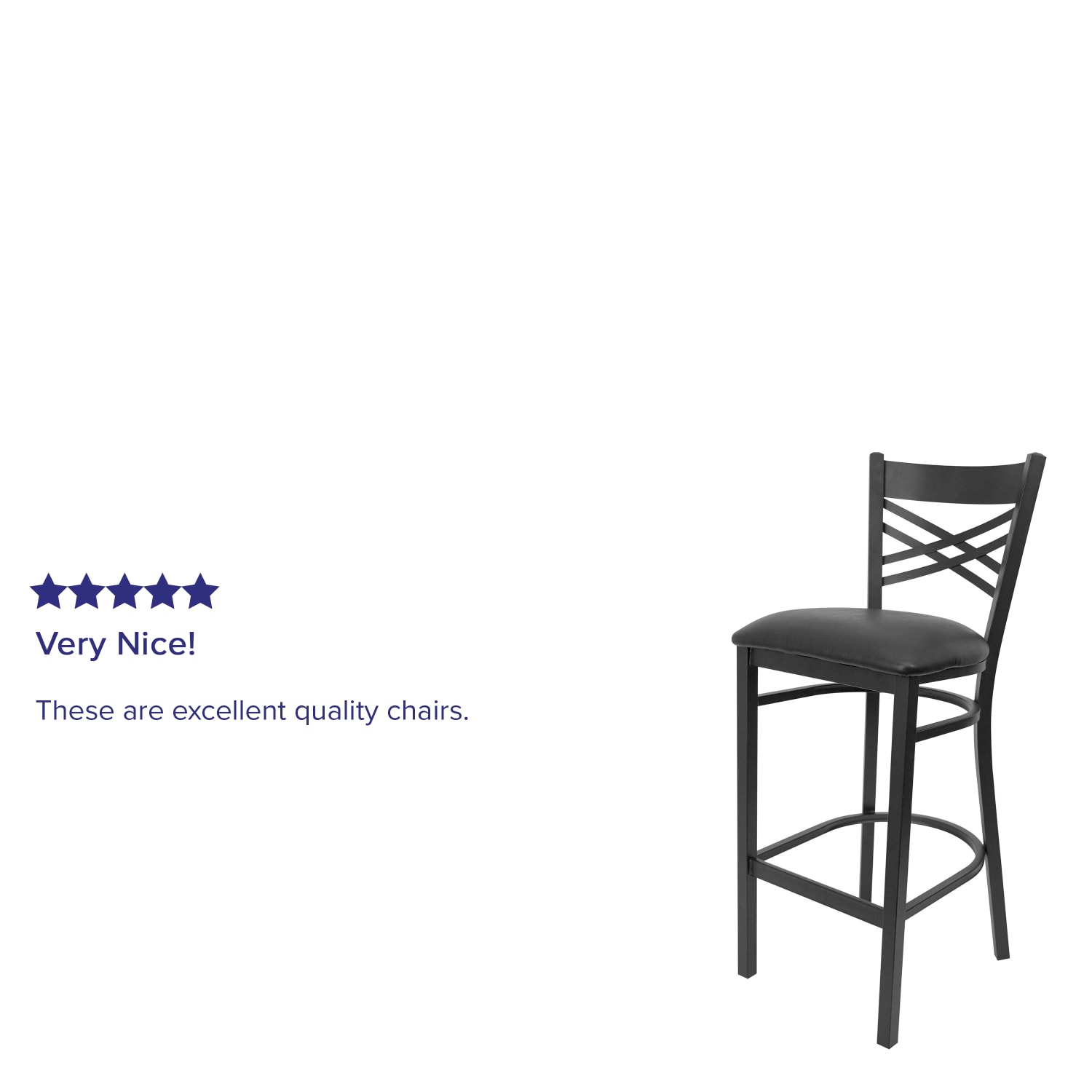 Flash Furniture X Back Metal Restaurant Bar Stool Black PopularChairscom