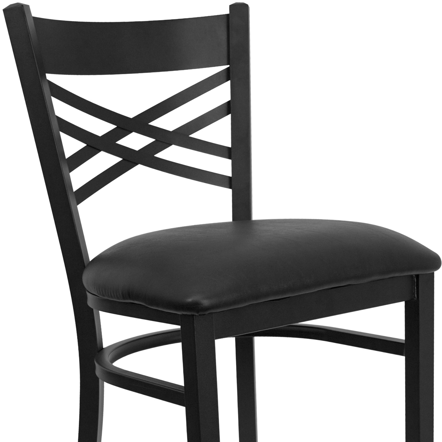 Flash Furniture X Back Metal Restaurant Bar Stool Black PopularChairscom