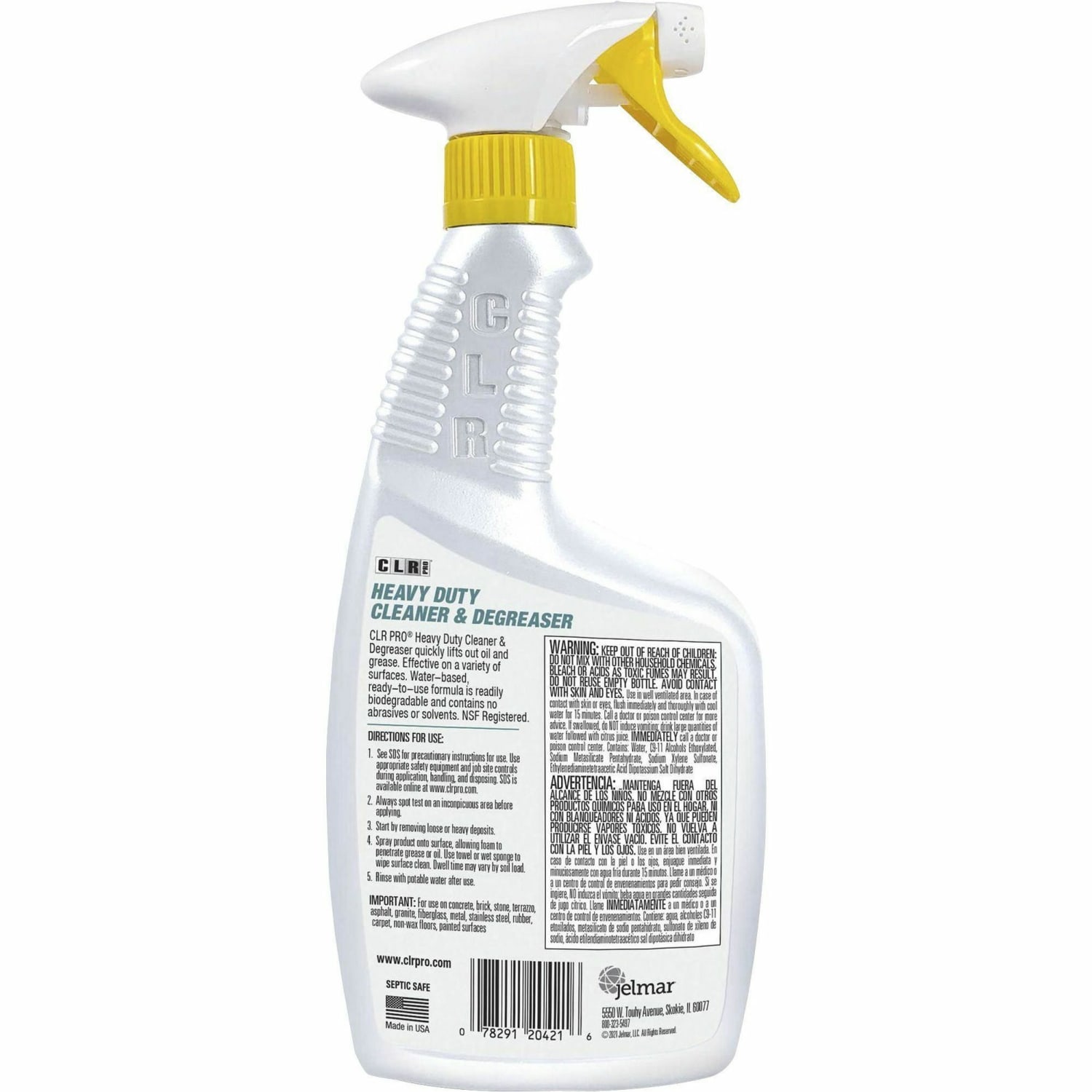 CLR Pro Heavy Duty Cleaner And Degreaser Spray, 32 Oz, Surfactant Scent - Image 3