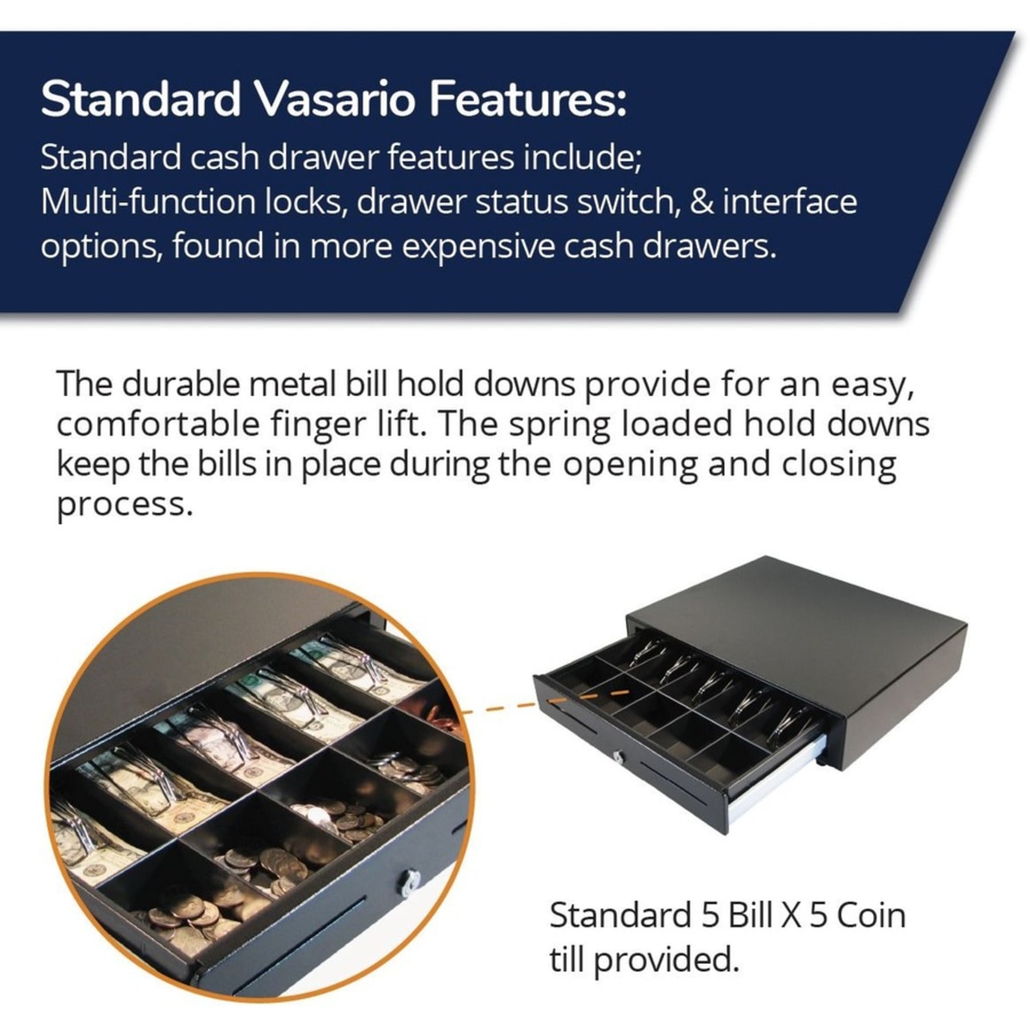 APG Cash Drawer Vasario Series Cash Drawer - Image 5