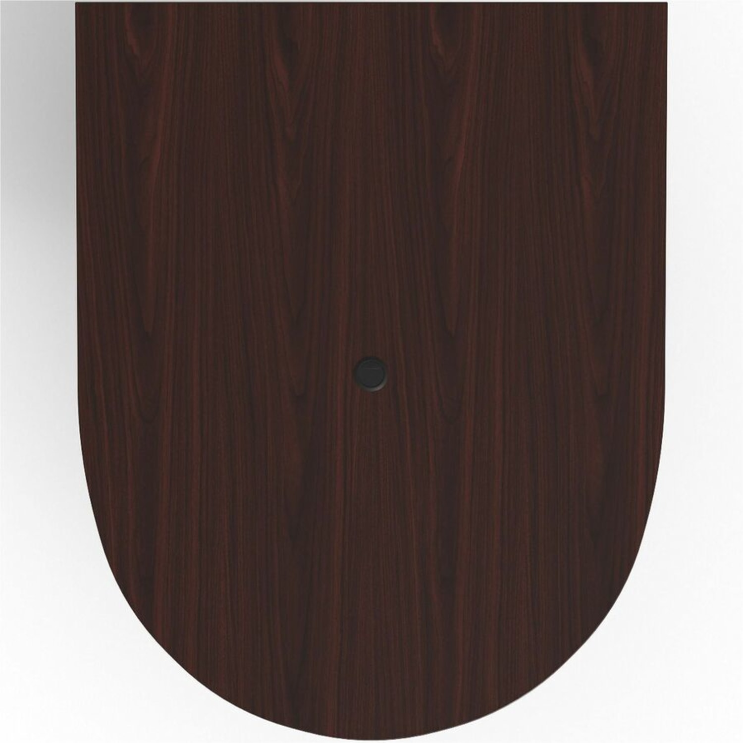 Lorell Prominence 2.0 Half-Racetrack Conference Tabletop, 48in x 60in, Mahogany Racetrack - Image 6