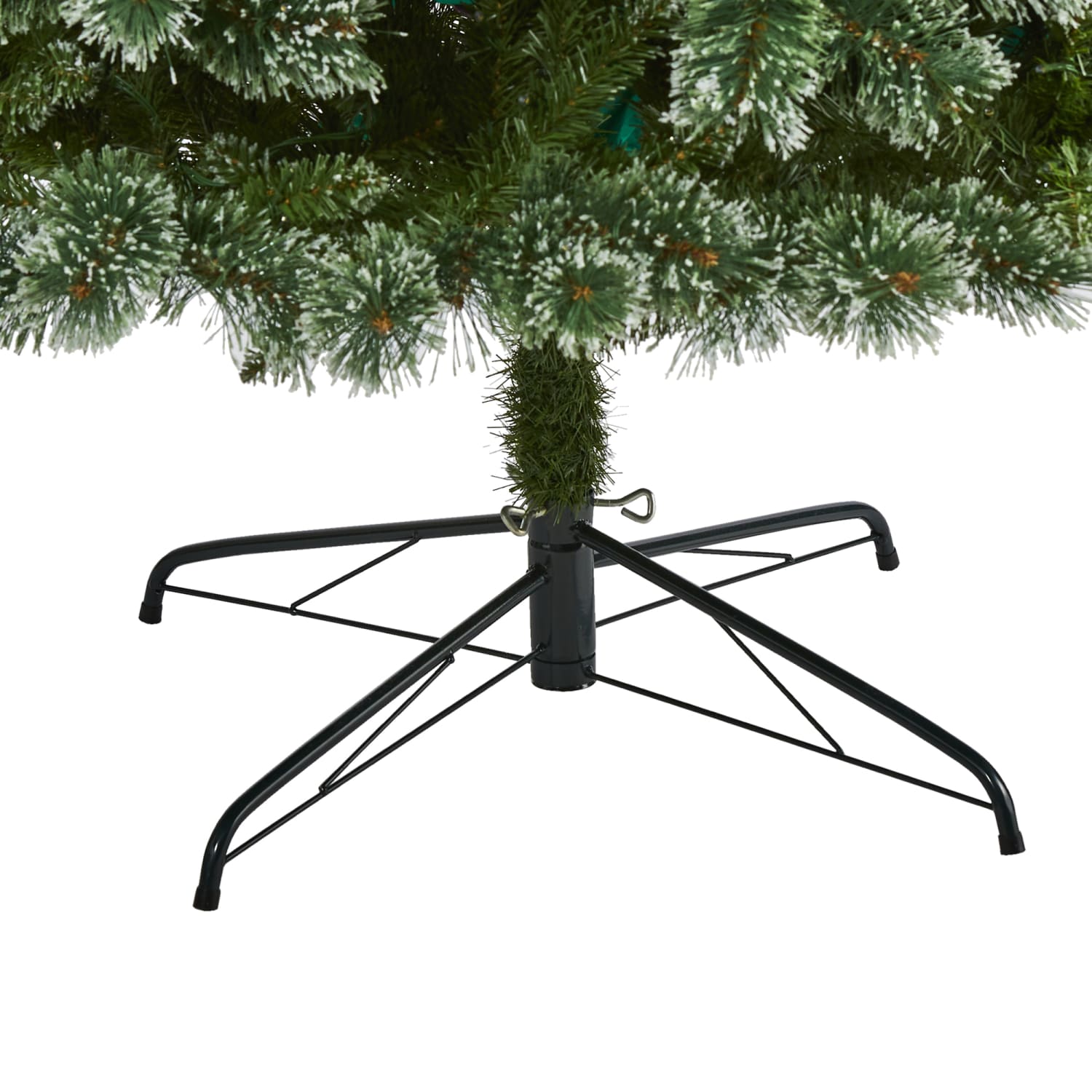 Nearly Natural Wisconsin Slim Snow Tip Pine Artificial Christmas Tree, 9'H - Image 5