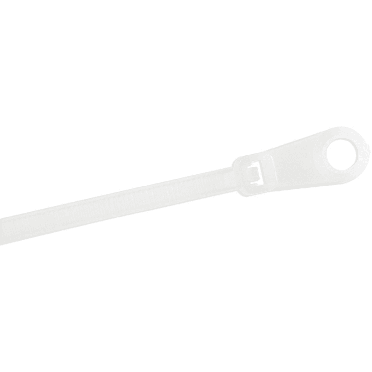 StarTech.com 100 Pack 4in Cable Tie with Mounting Hole - Screw Mount Zip Ties - Mountable Nylon Network Cable Tie Wraps - Image 3