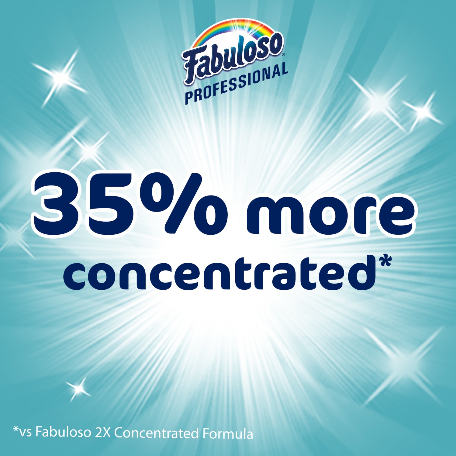 Fabuloso Professional Ocean Multi-use Cleaner - Concentrate - 128 fl oz (4 quart) - Ocean Cool, Pleasant Scent - 4 / Carton - Blue - Image 4