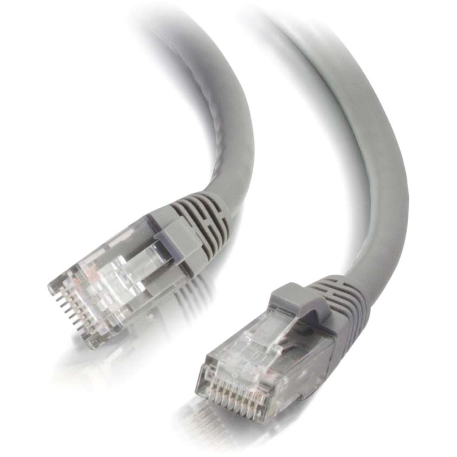 C2G 50ft Cat6 Ethernet Cable - Snagless - 550MHz - Grey - Category 6 for Network Device - RJ-45 Male - RJ-45 Male - 50ft - Gray - Image 5