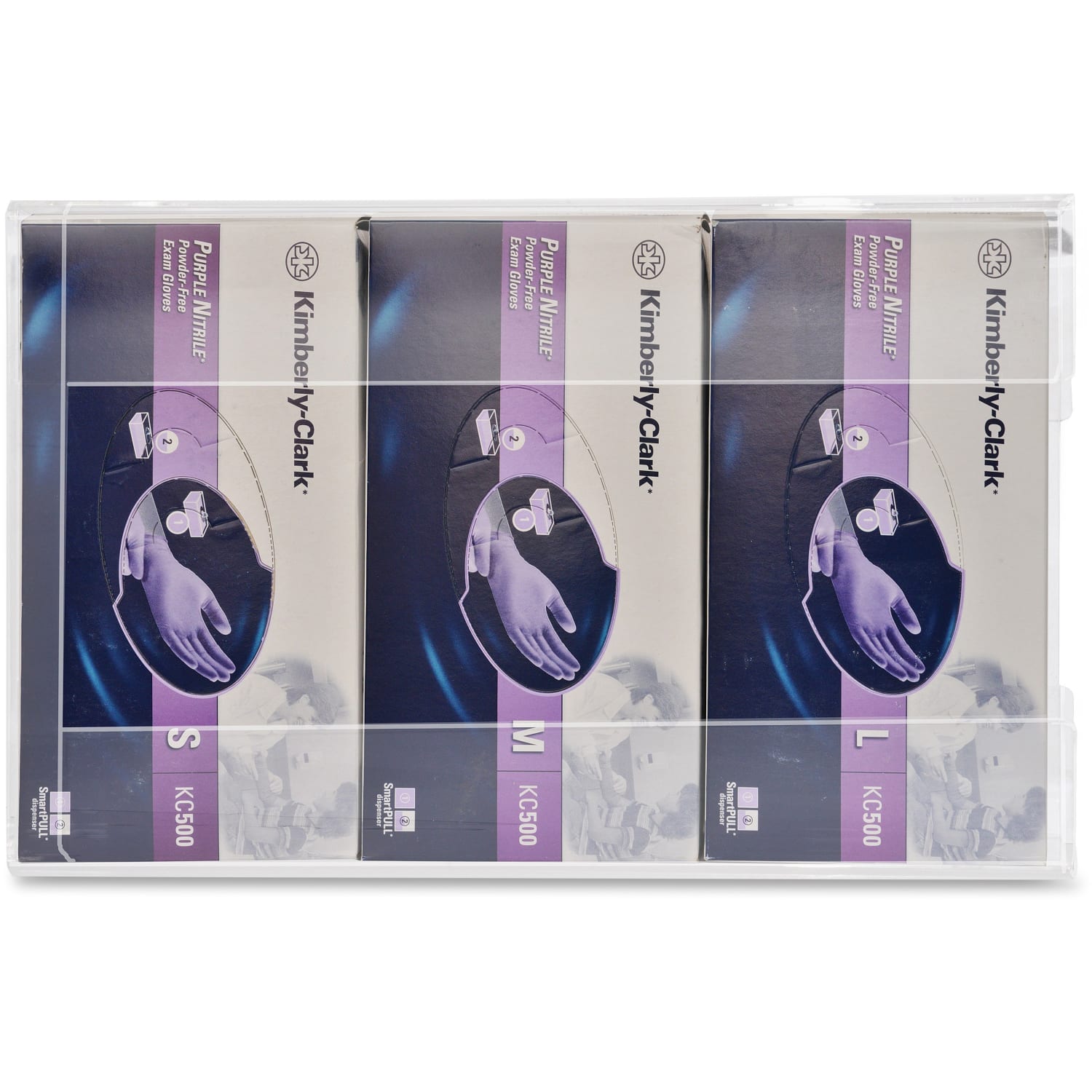 Kantek Acrylic Glove Box Holder, Single, 11in x 3 1/2in x 4 3/4in, Clear - Image 4