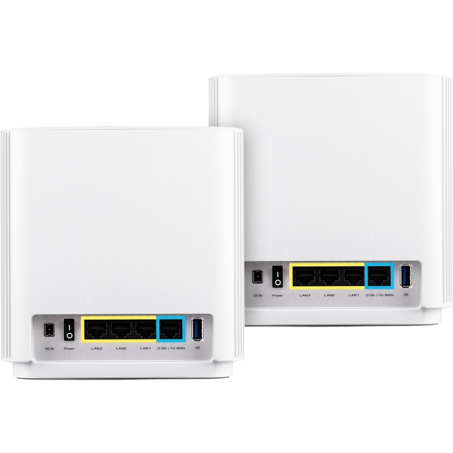 Asus ZenWiFi ET8 ET8 (W-2-PK) Wi-Fi 6 IEEE 802.11ax  Wireless Router - 2.40 GHz ISM Band - 5 GHz UNII Band - ET8W2PK - Image 5