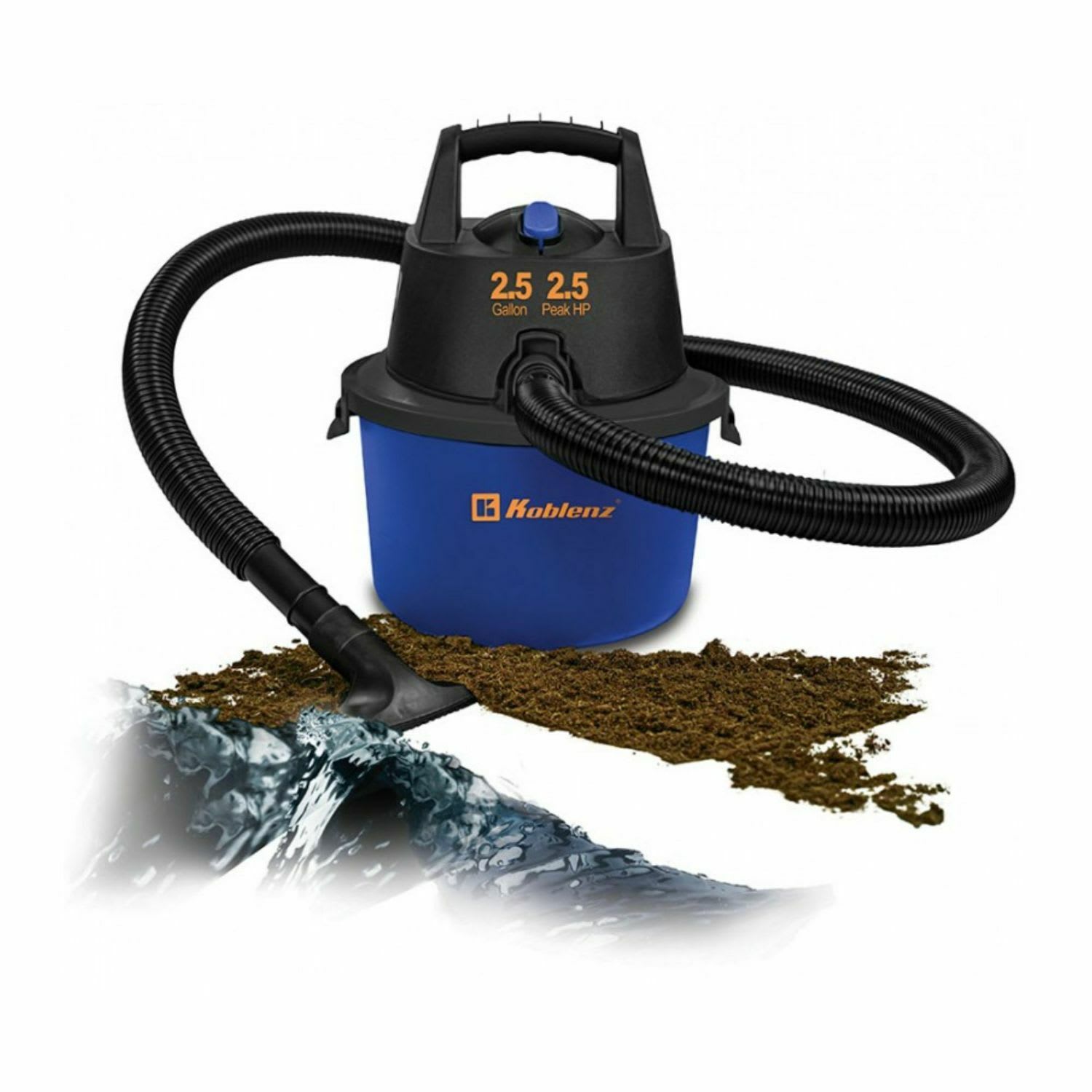 Koblenz 2.5-Gallon Wet/Dry Commercial Vacuum Cleaner - Image 6