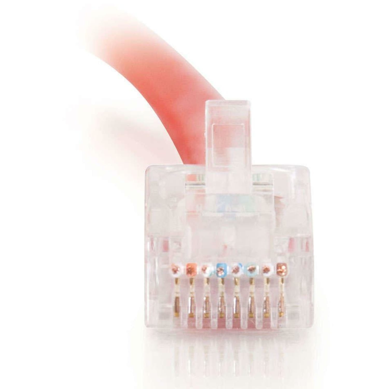 C2G-5ft Cat5e Non-Booted Crossover Unshielded (UTP) Network Patch Cable - Red - Category 5e  - 24503 - Image 3