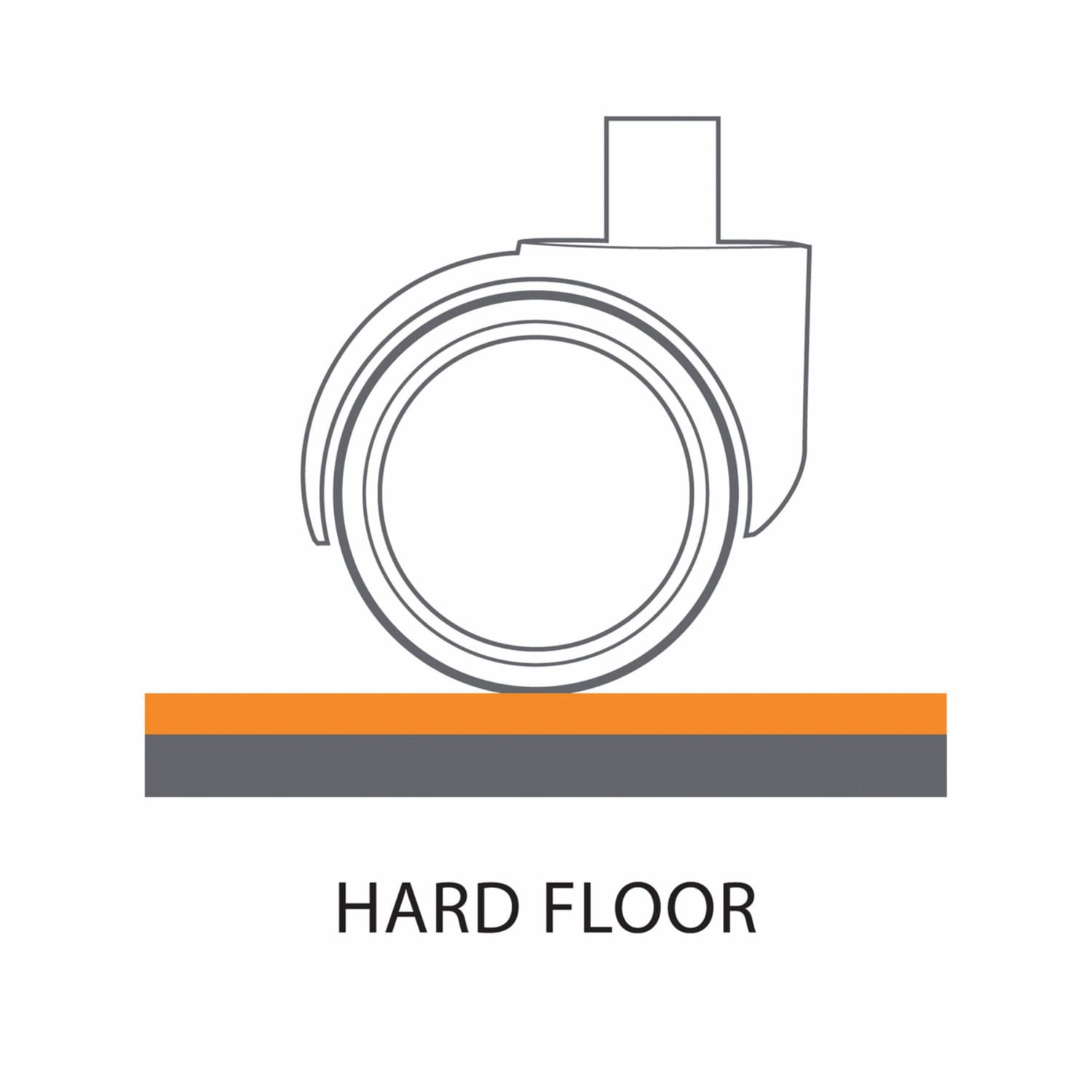 ES Robbins TrendSetter Vinyl Chair Mat For Hard Floors, 36in x 48in, Black - Image 4