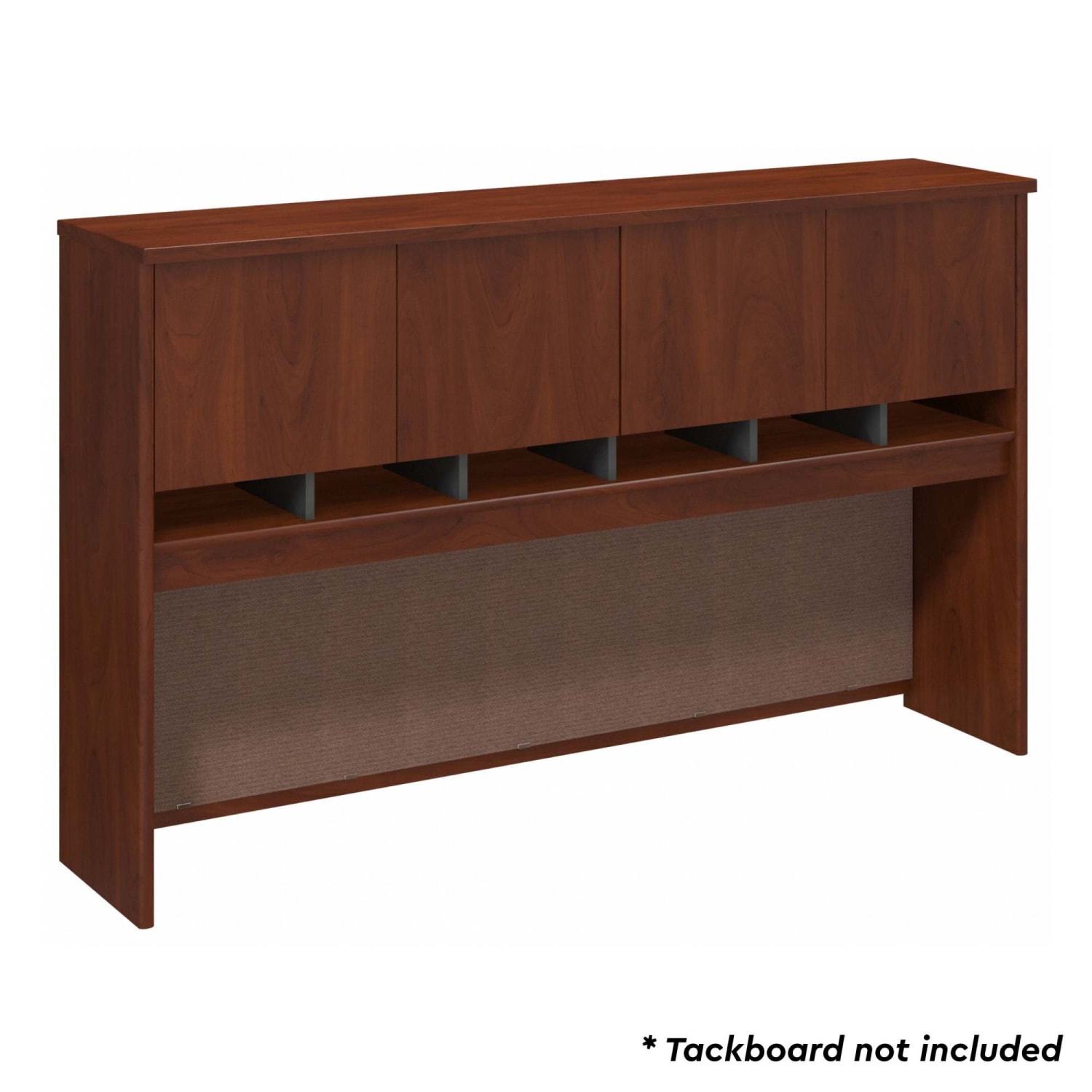 Bush Business Furniture Components 4 Door Hutch, 72inW, Hansen Cherry/Graphite Gray, Standard Delivery - Image 3