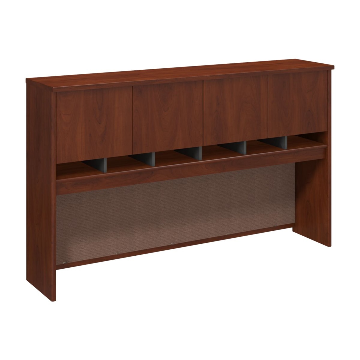 Bush Business Furniture Components 4 Door Hutch, 72inW, Hansen Cherry/Graphite Gray, Standard Delivery - Image 6