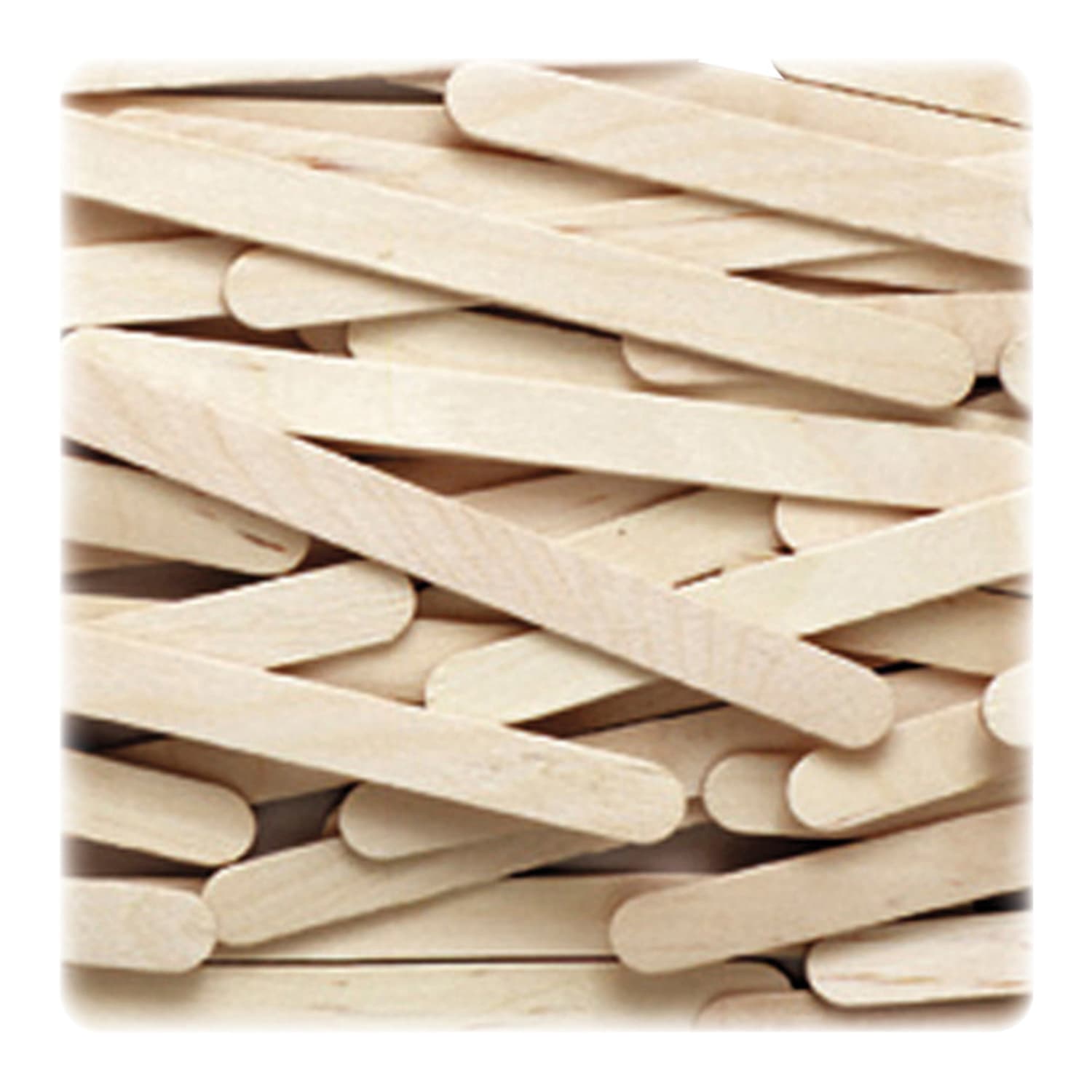 Creativity Street Wood Crafts Economy Craft Sticks, 4-1/2in x 3/8in, Natural, Box of 1,000 - Image 3