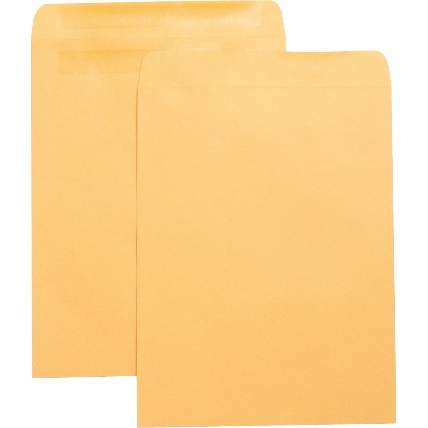 Business Source Press-To-Seal Catalog Envelopes - Catalog - 10in Width x 13in Length - 28 lb - Self-sealing - Brown Kraft - Kraft - 1 Box