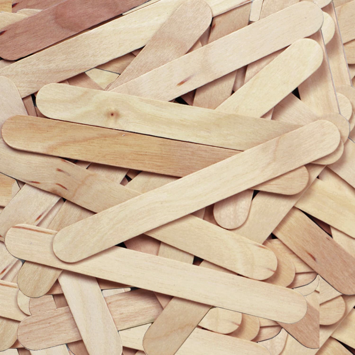 Creativity Street Wood Crafts Jumbo Craft Sticks, 6in x 3/4in x 2mm, Natural, Box Of 500 - Image 4