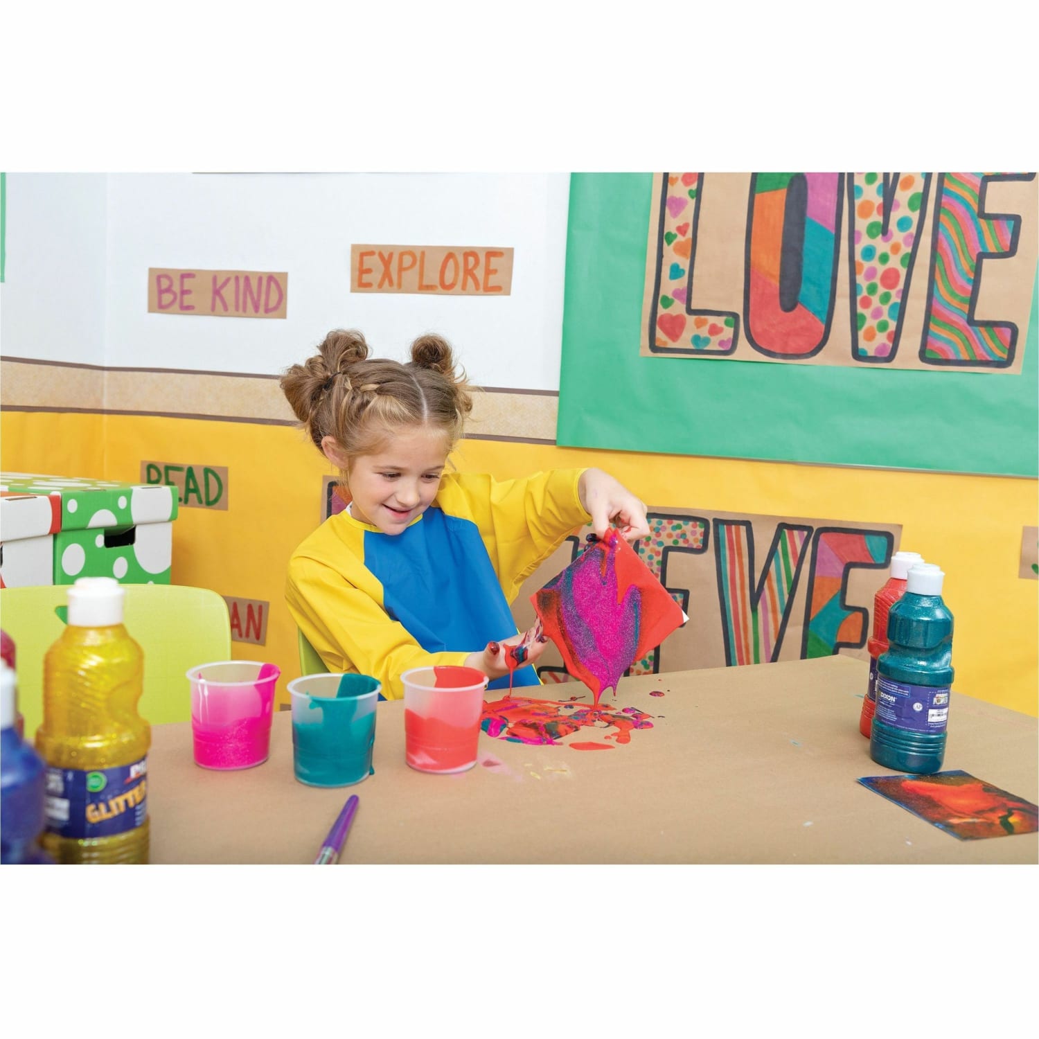 Chenille Kraft Creativity Street No-Spill Paint Cups, Assorted Colors, Pack Of 10 - Image 4