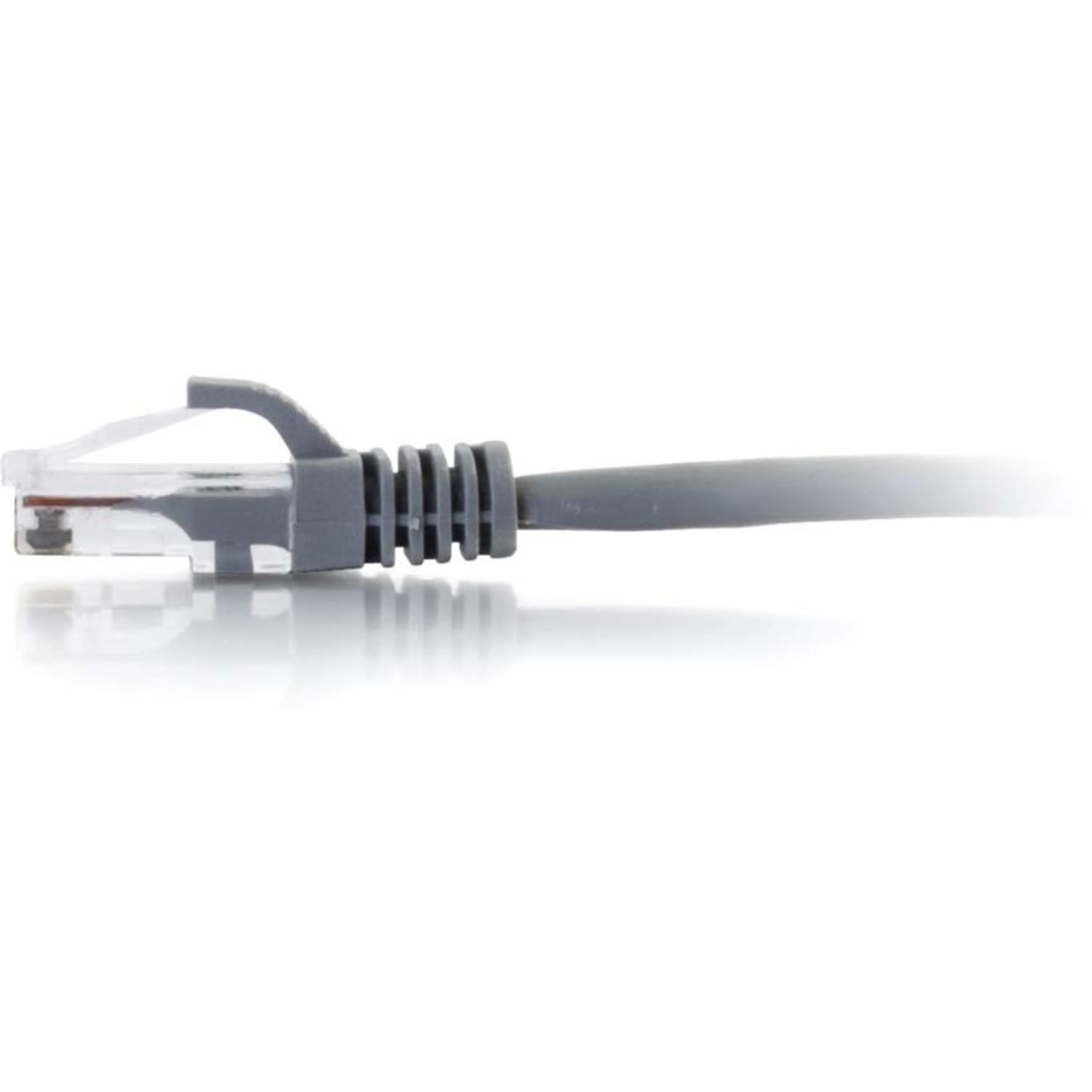 C2G-100ft Cat6 Snagless Unshielded (UTP) Network Patch Cable - Gray - Category 6 for Network Device - RJ-45 Male - RJ-45 Male - 100ft - Gray - Image 4