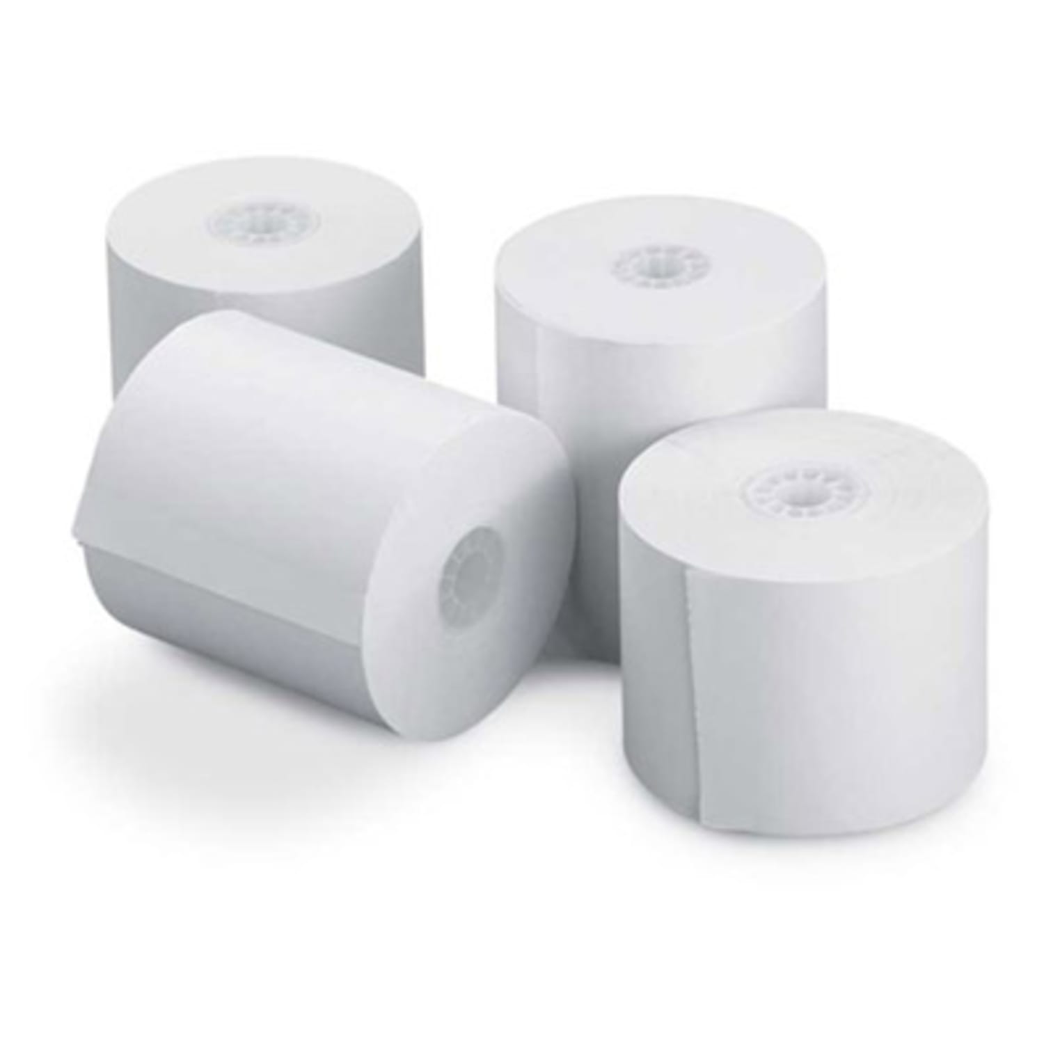 Office Depot Brand Paper Rolls, 2-1/4in x 150ft, White, Pack Of 12 - Image 4