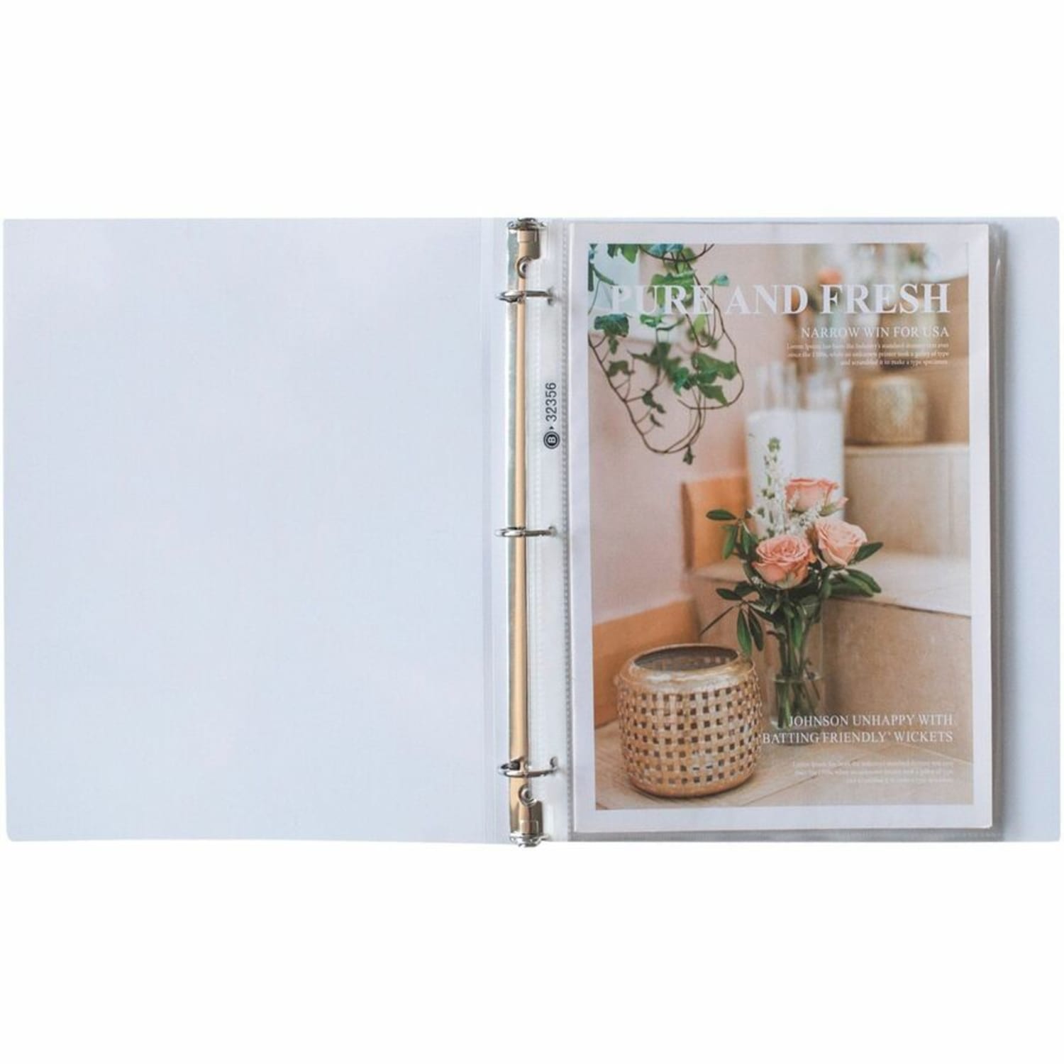 Business Source Nonglare Top-loading Sheet Protectors - 11inx9inx 2.4 mil Thickness -  - 32356 - Image 4