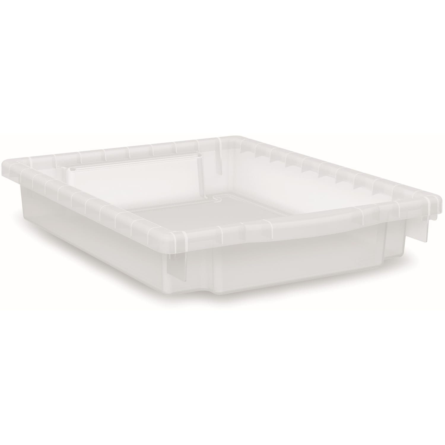 HON Flagship Storage Collection Bin Kit, Medium Size, 12 3/4in x 3in x 16in, Translucent - Image 3