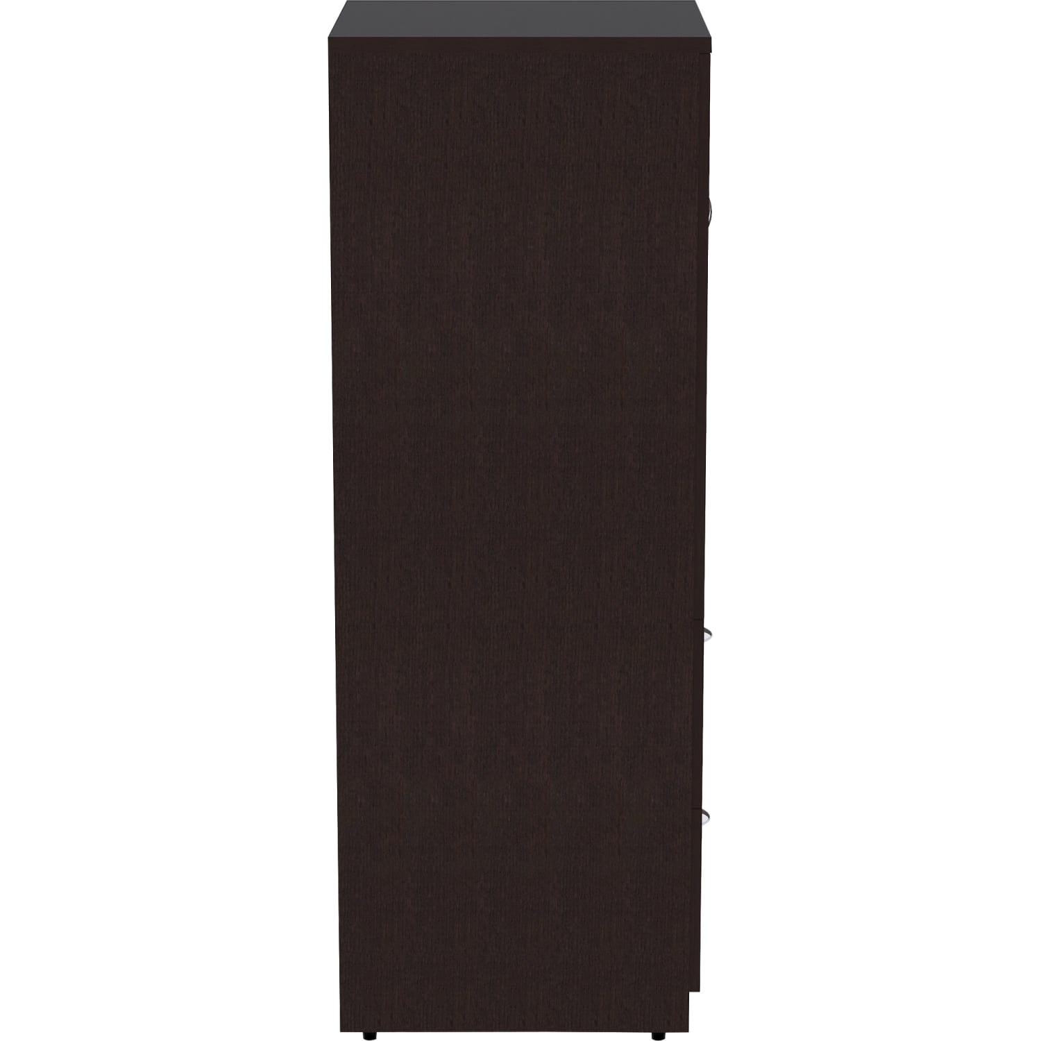 Lorell Essentials 66in Tall Storage Cabinet, Espresso - Image 4