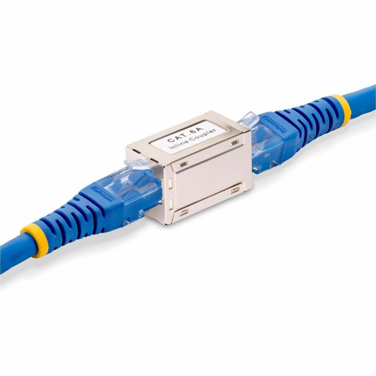 StarTech.com Shielded RJ45 Coupler, Inline Cat6a Coupler, Female to Female (F/F) T568B Pinout, Shielded Ethernet Cable Extension - Image 6