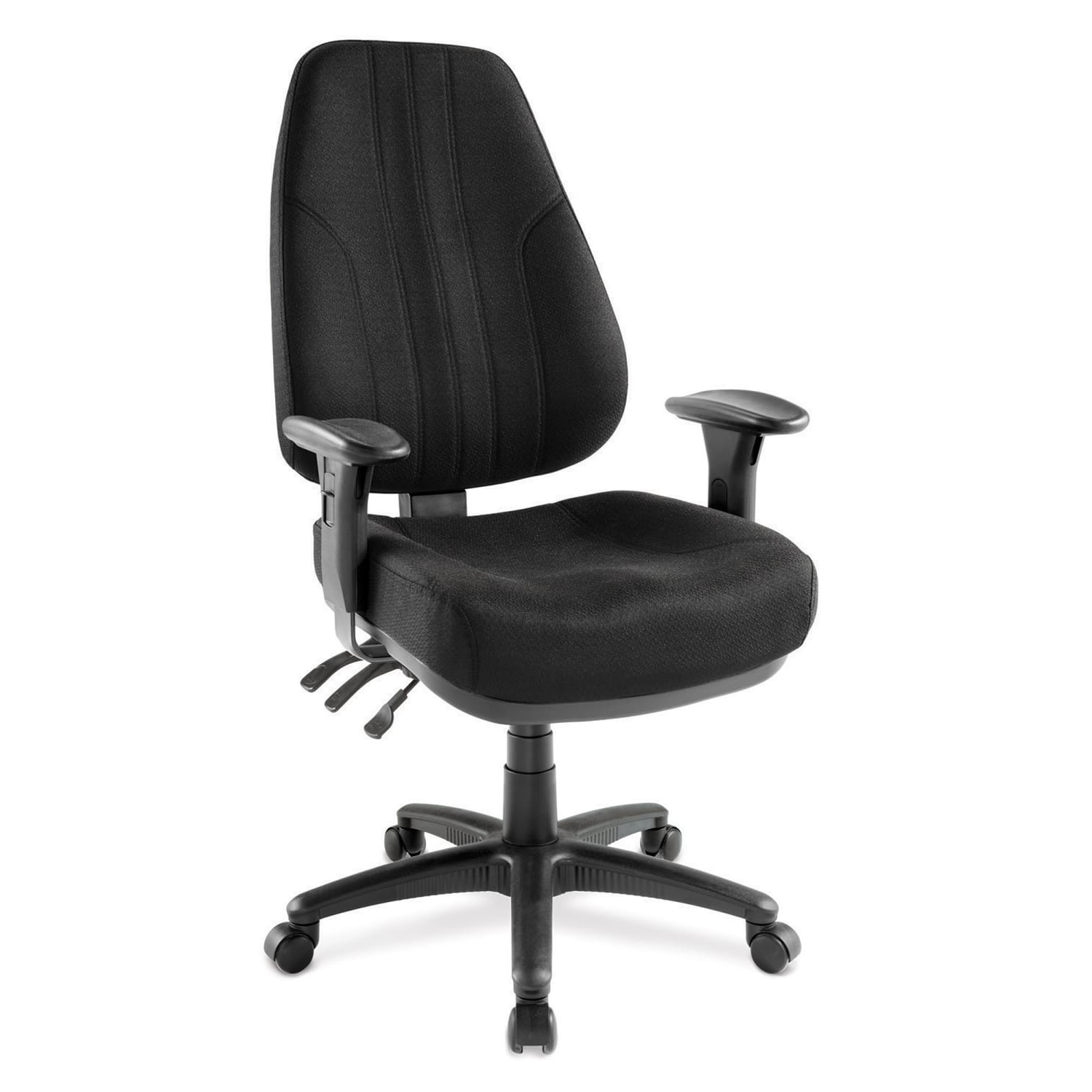 Raynor Miranda Multifunction High-Back Chair, Black