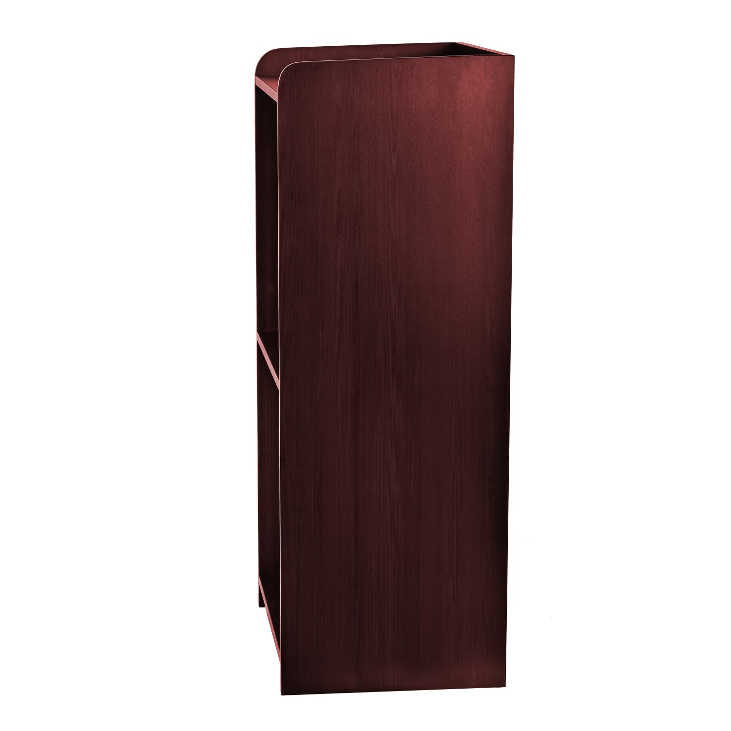 Alpine AdirOffice Hostess Floor Stand With Wheels, 46inH x 22-1/2inW x 16-9/16inD, Mahogany - Image 5
