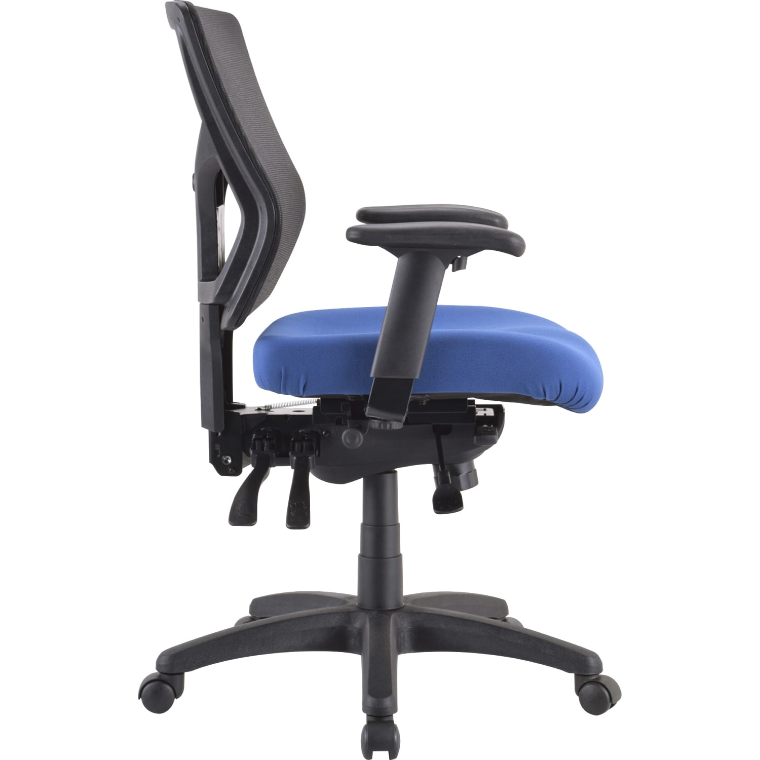 Lorell Padded Fabric Seat Cushion for Conjure Executive Mid/High-back Chair Frame - Navy - Fabric - 1 Each - Image 3
