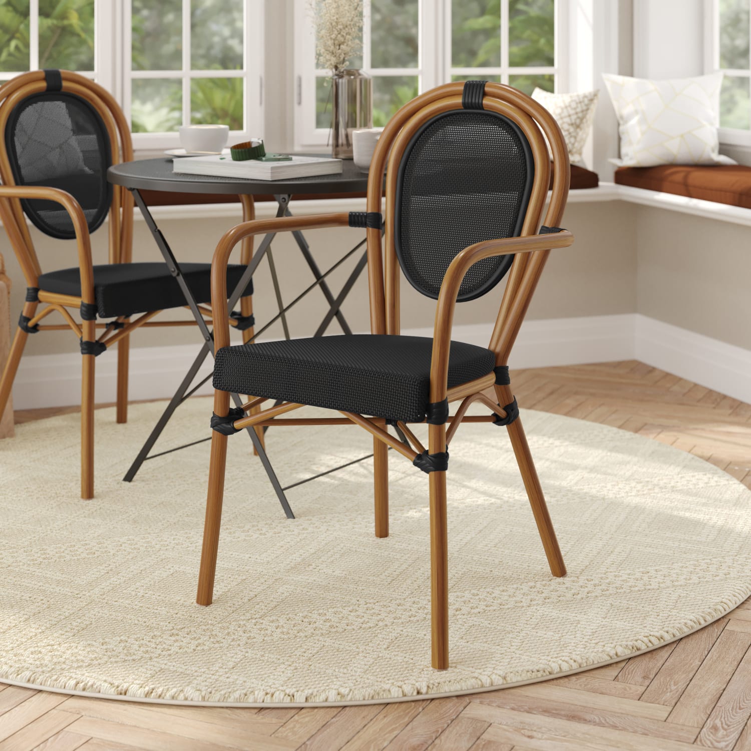 Flash Furniture Marseille IndoorOutdoor Commercial Thonet Bistro Stacking Chair with Arms BlackNatural Frame SDA6422ATXTBKN PopularChairscom Flash Furniture Marseille IndoorOutdoor Commercial Thonet Bistro Stacking Chair with Arms BlackNatural Frame SDA6422ATXTBKN PopularChairscom