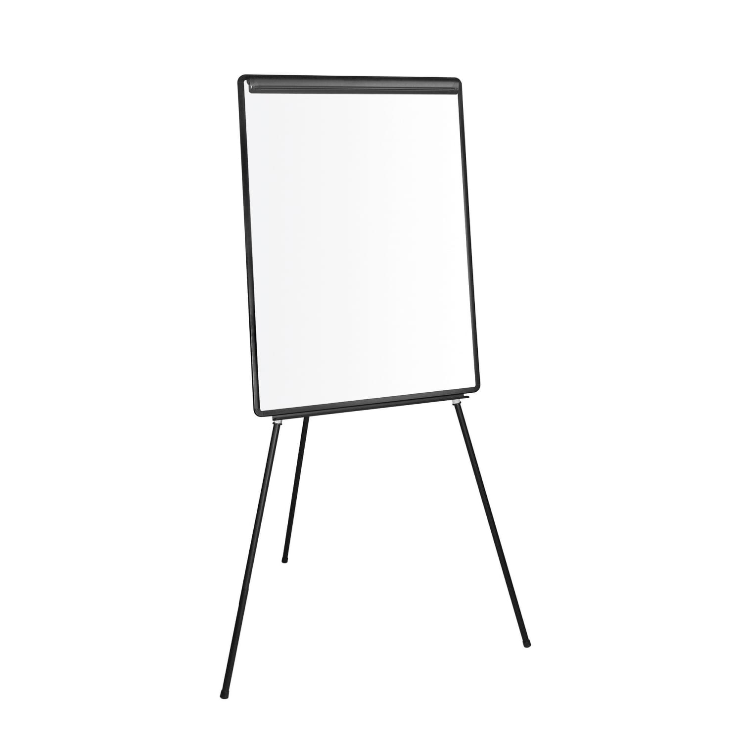 MasterVision Magnetic Tripod Tabletop/Floor Easel, Steel, Black