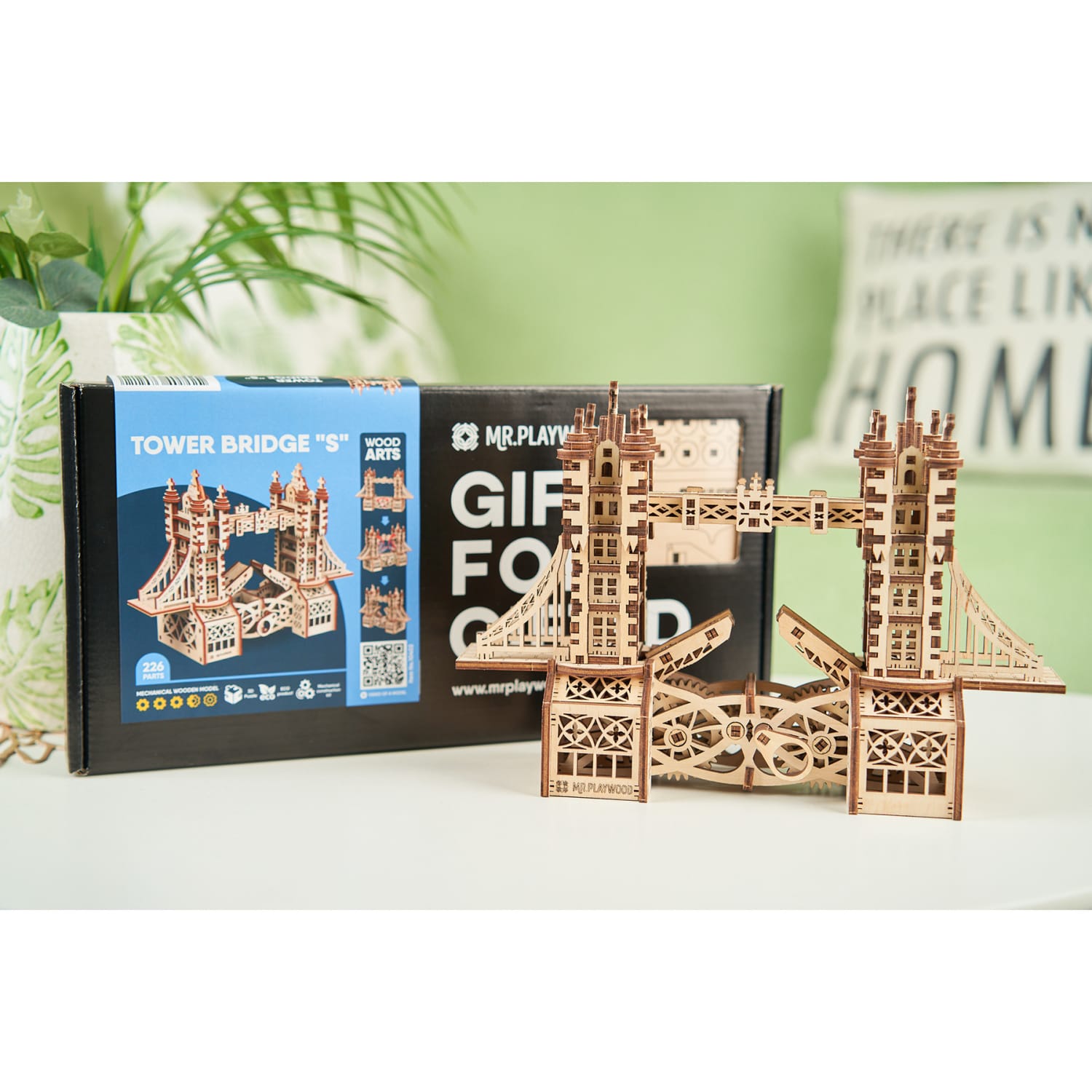 Mr.PLAYWOOD Tower Bridge S 3D Wooden STEM Model - Image 3