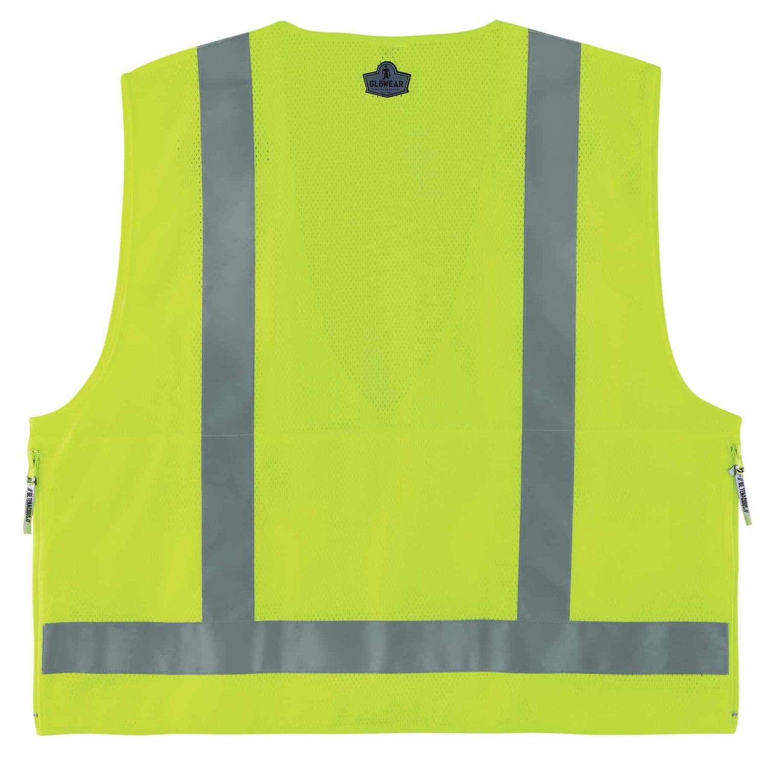 Ergodyne GloWear Safety Vest, Surveyors 8250Z, Type R Class 2, Small/Medium, Lime - Image 3