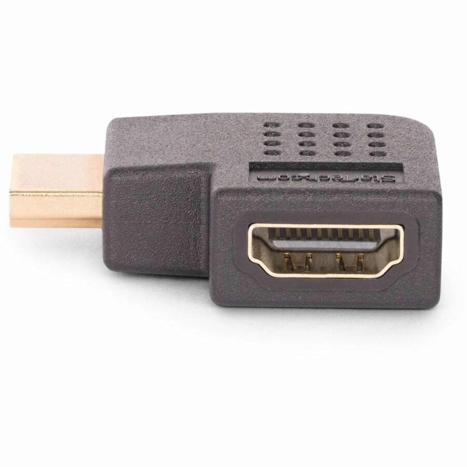 StarTech.com Right Angle HDMI 2.0 Adapter, Male to Female, Horizontal 90-Degree Angled HDMI Port Saver, 4K 60Hz, High Speed HDMI Connector Extension - Image 6