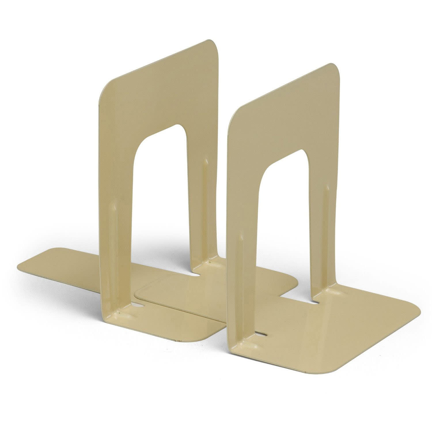 Charles Leonard Bookends, 9inH, Tan, 2 Per Pack, Set Of 3 Packs - Image 3