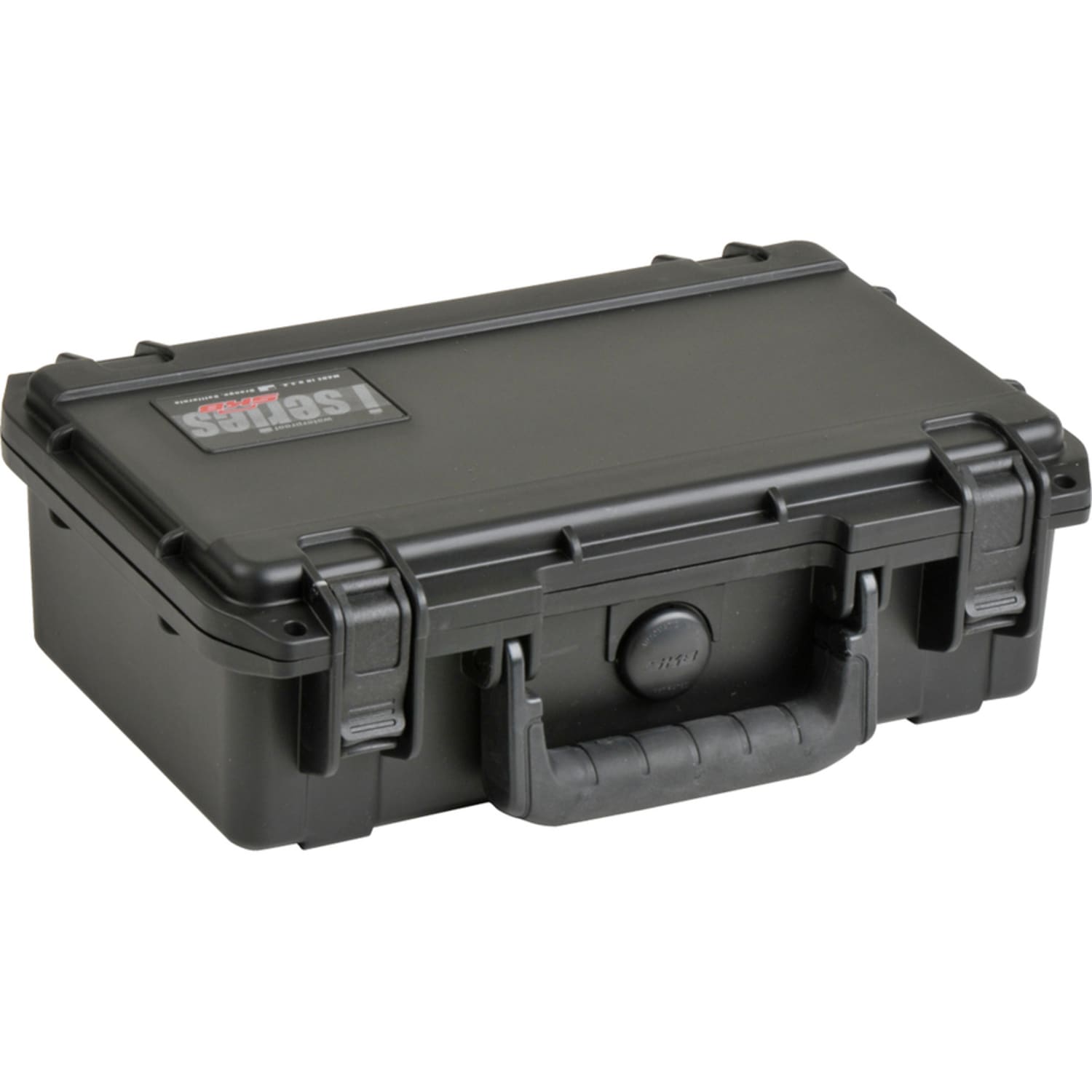 SKB Cases iSeries Injection-Molded Mil-Standard Waterproof Case With Cubed Foam And Cushion Grip Handle, 10-3/4inH x 6-1/8inW x 3-1/4inD, Black - Image 4