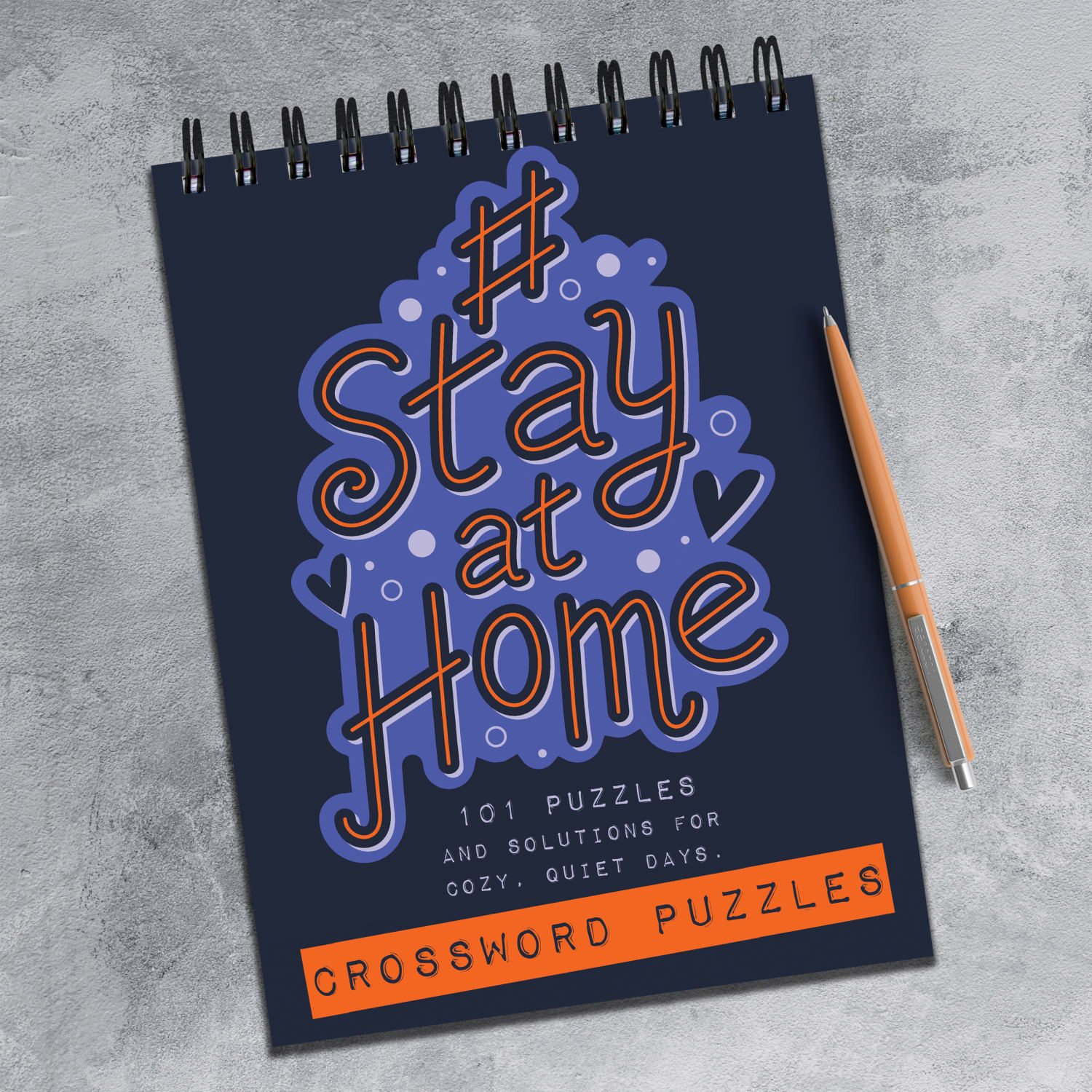 TF Publishing Crossword Puzzle Pad Books, Stay At Home, Set Of 2 Books - Image 4