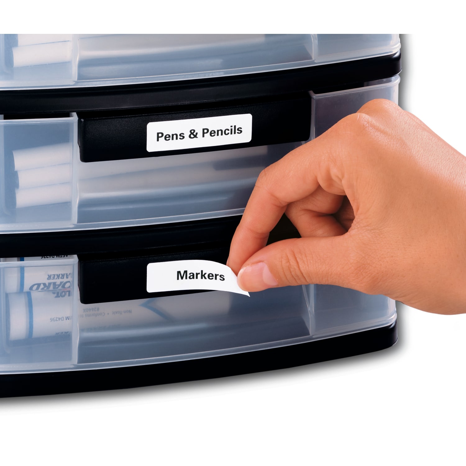 Avery Removable ID Labels With Sure Feed Technology, 6467, Rectangle, 1/2in x 1-3/4in, White, Pack Of 2,000 - Image 5