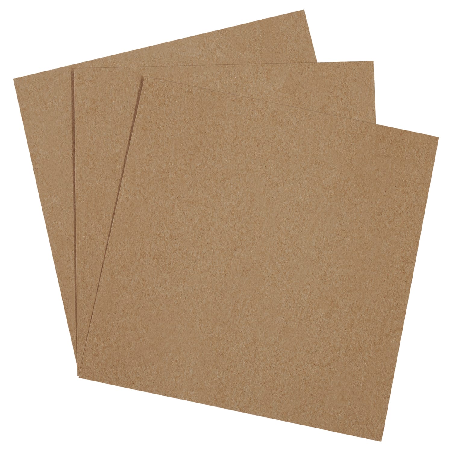 Partners Brand Chipboard Pads, 8in x 8in, Kraft, Case Of 675